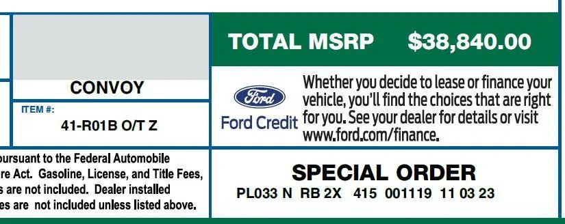 Ford Maverick SoCal dealer South Bay Ford sold my dad's Maverick without telling us it arrived Zplan WS