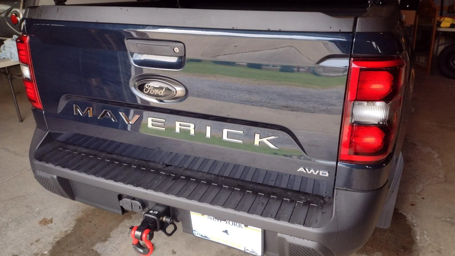 Ford Maverick Smooth Tailgate letters
