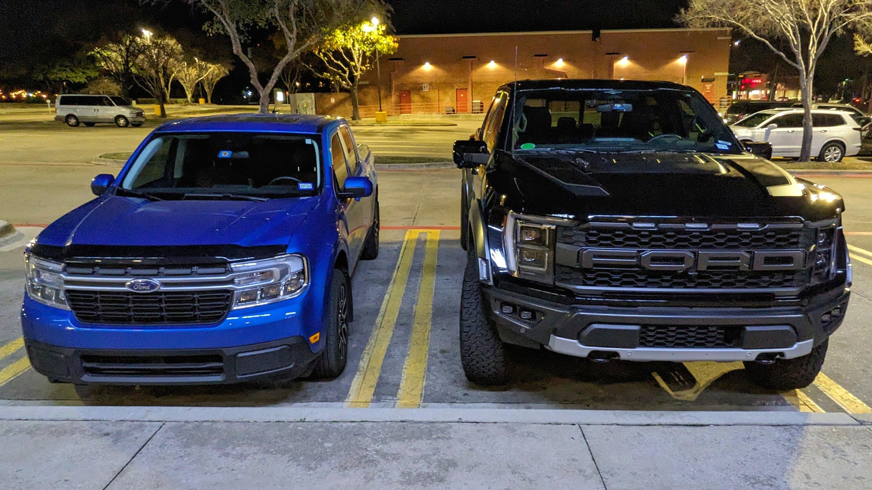 Ford Maverick Post your Maverick next to ridiculously large trucks - photos thread 1000006306-01