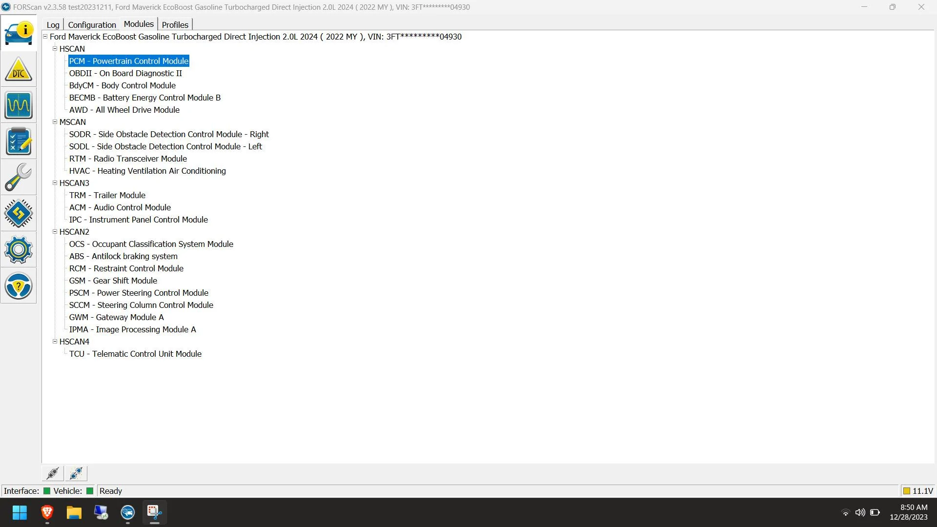 Ford Maverick Anybody get ForScan working with 2024 Mavericks? Screenshot-2023-12-28-085035