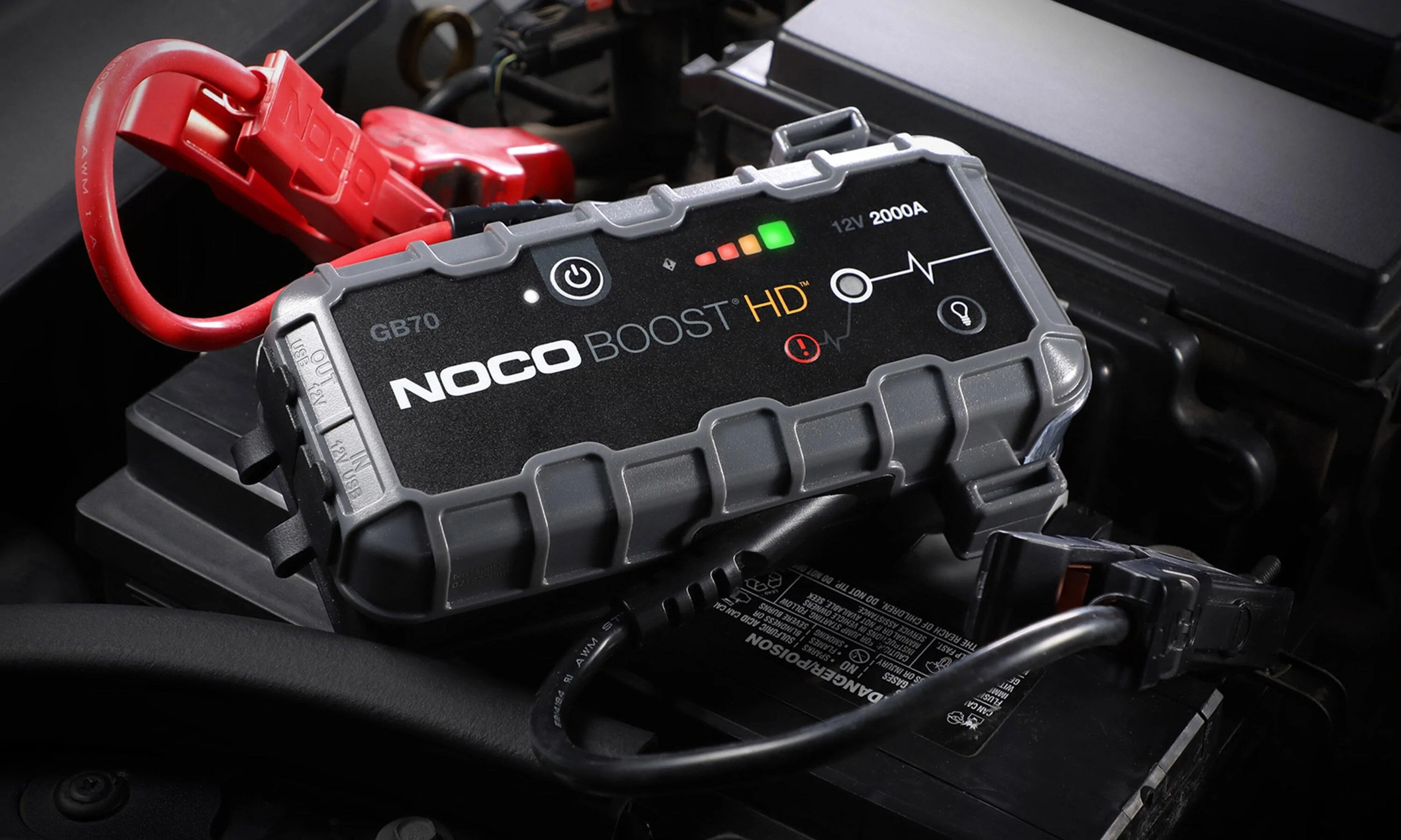 Ford Maverick Jump pack recommendation for the Hybrid noco-boost-hd-gb70-engine-bay