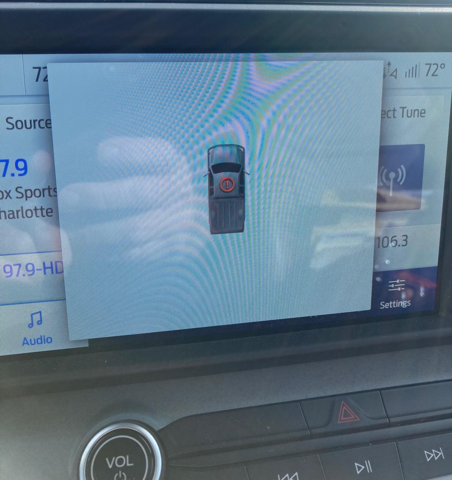 Ford Maverick Unknown Maverick dash or infotainment popup alerts m