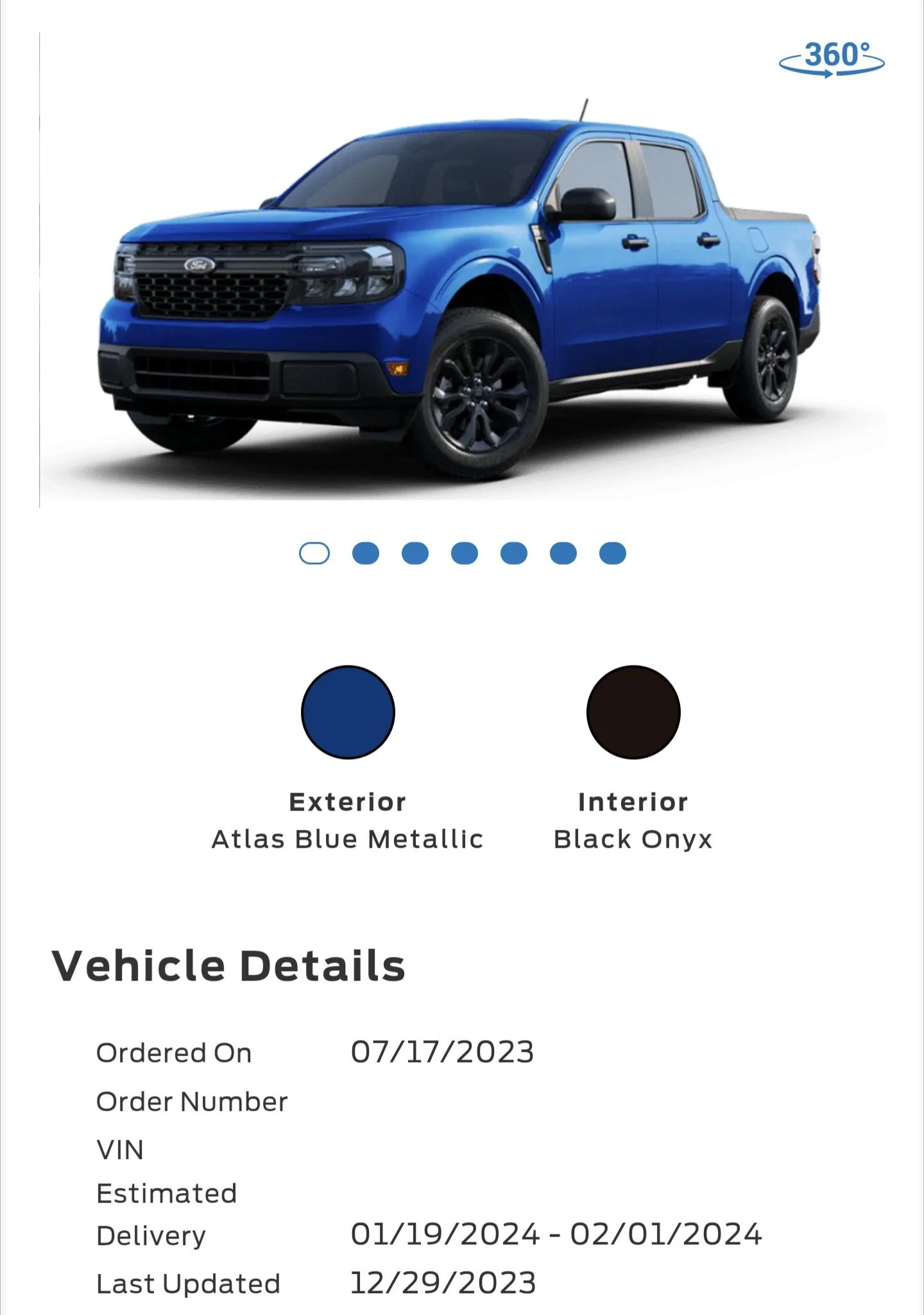 Ford Maverick It's built, now the shipping wait time Screenshot_20231231-155152~2