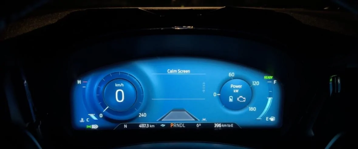 Ford Maverick Hybrid - Digital Escape Cluster IMG_0353