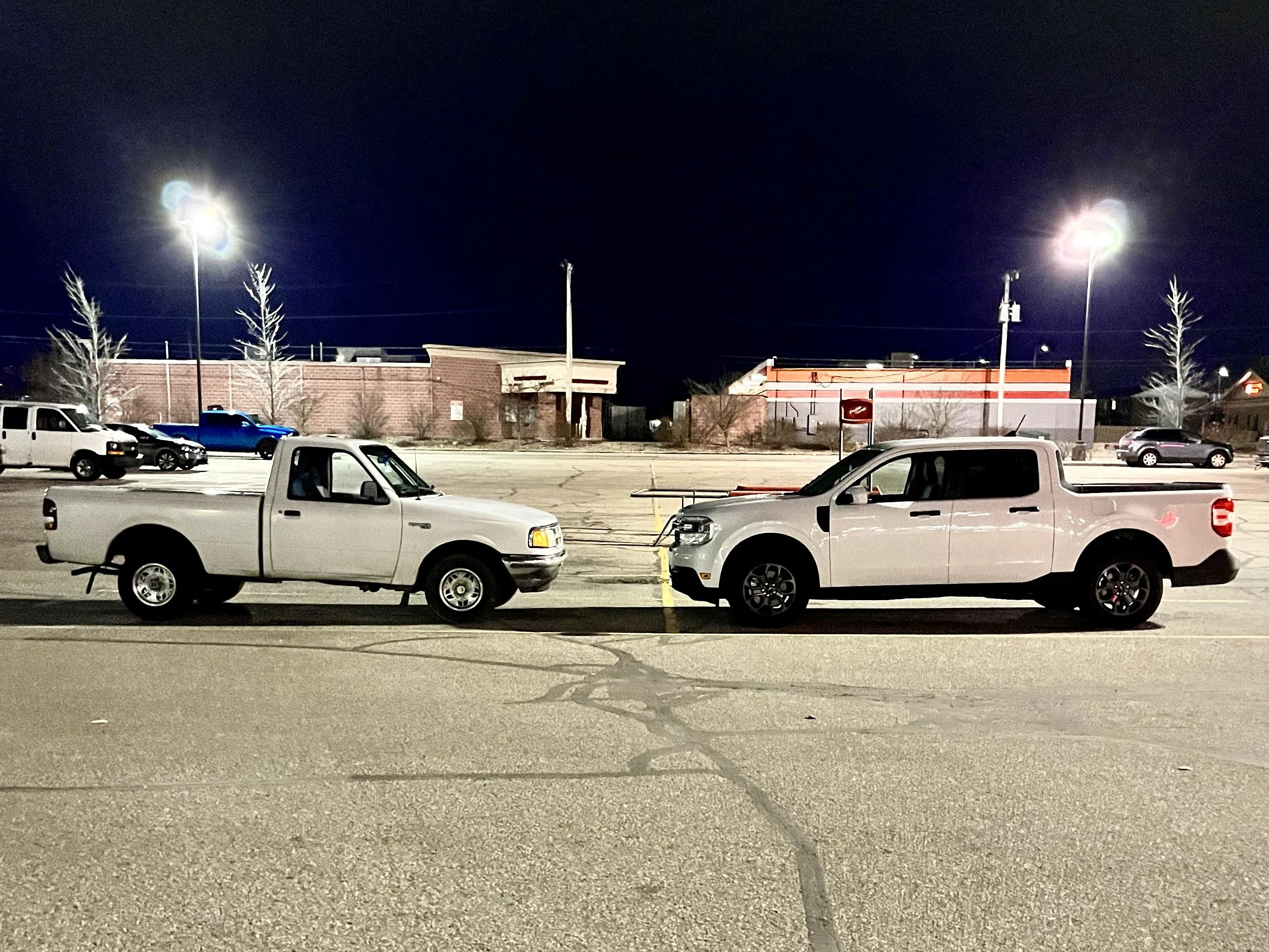Ford Maverick Maverick versus older cousin IMG_2331