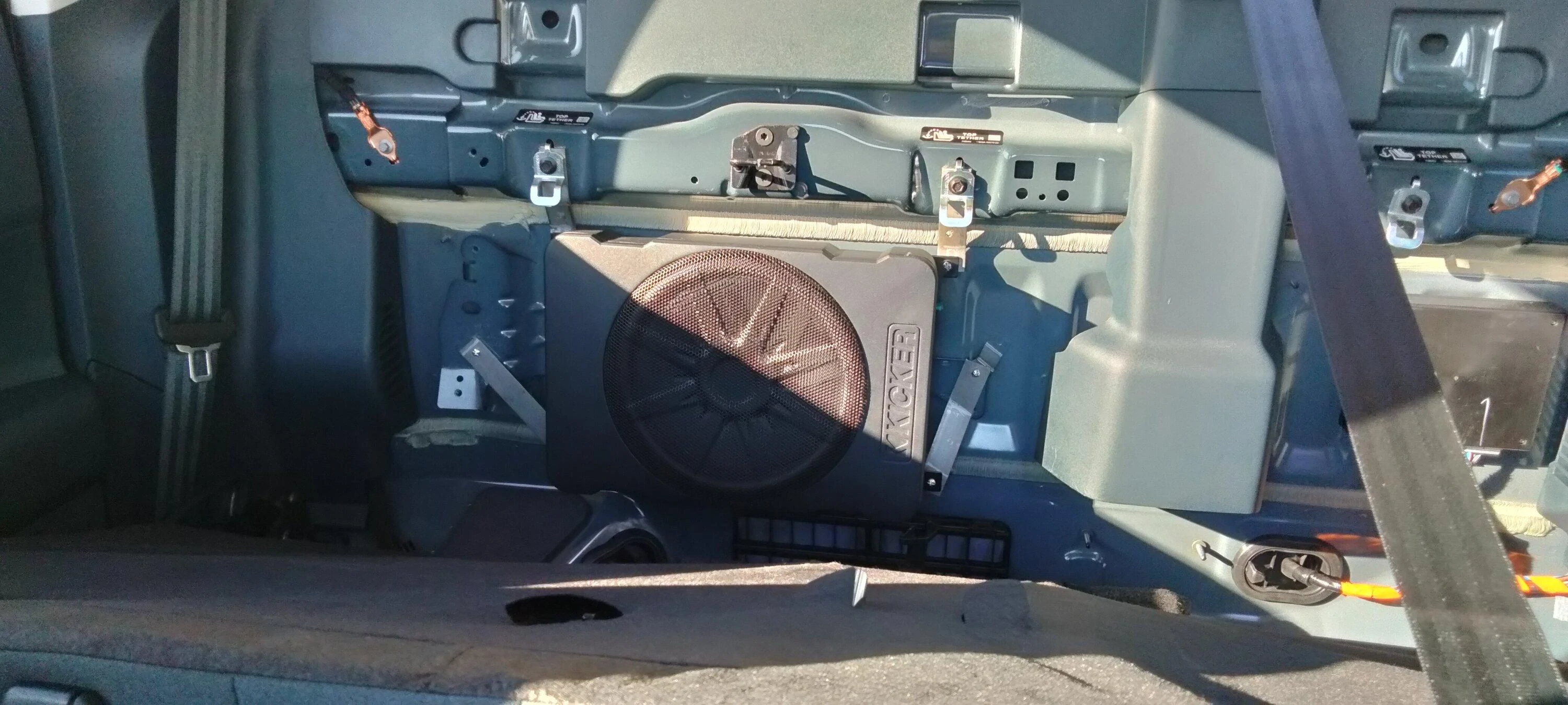 Ford Maverick Subwoofers NOT under the rear seat IMG20231231154827