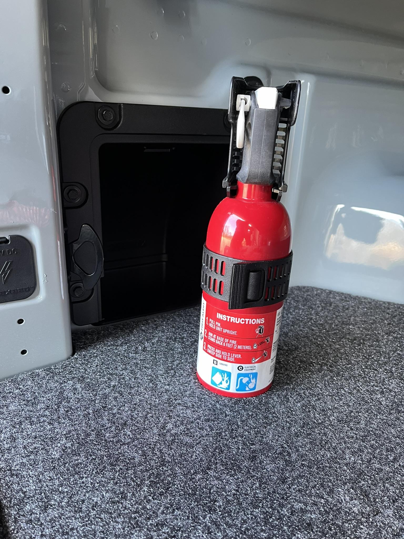 Ford Maverick Bed storage cubby box fits a small fire extinguisher 1704312830139
