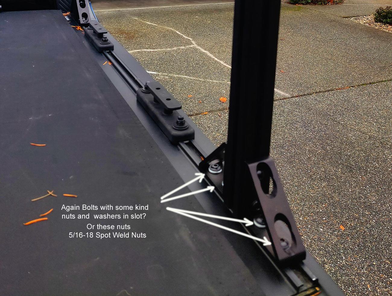 Ford Maverick Cheap DIY bed rack that works with tonneau cover 3