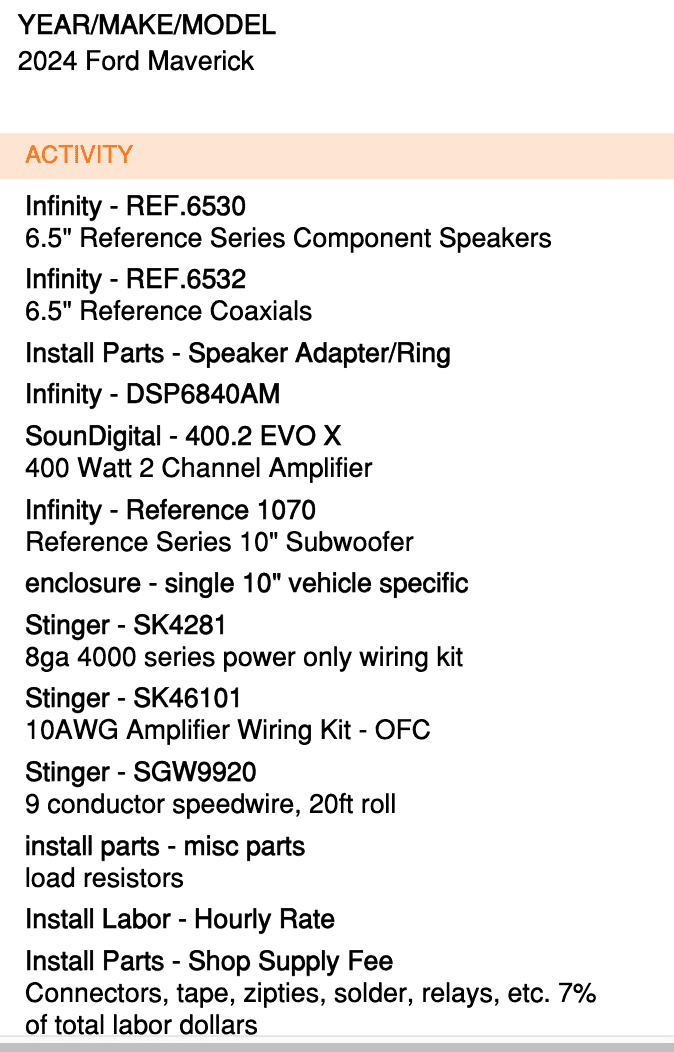 Ford Maverick Subwoofers NOT under the rear seat Screen Shot 2024-01-04 at 14.16.56 PM