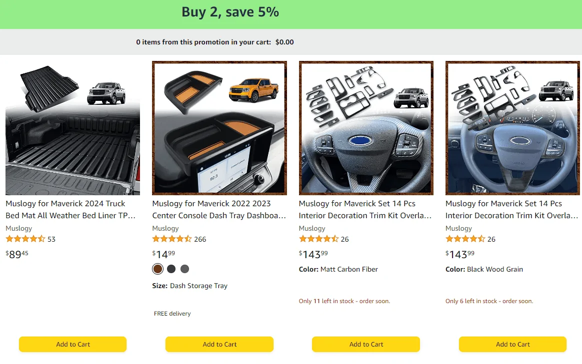 Ford Maverick 【Muslogy Giveaway】Share Pictures of Muslogy's Products Installed on Your Maverick 1704509057284