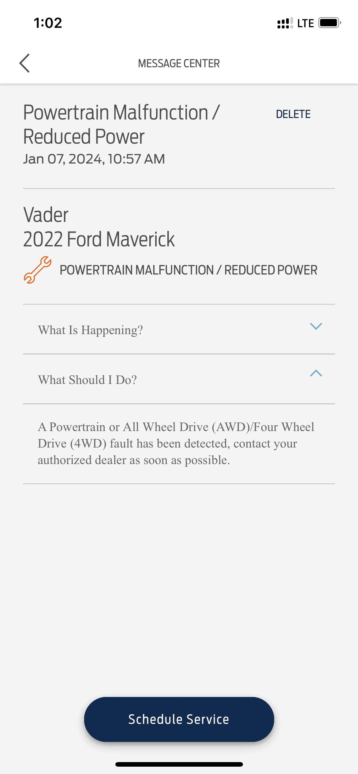 Ford Maverick Powertrain Malfunction/ Reduced Power IMG_0549