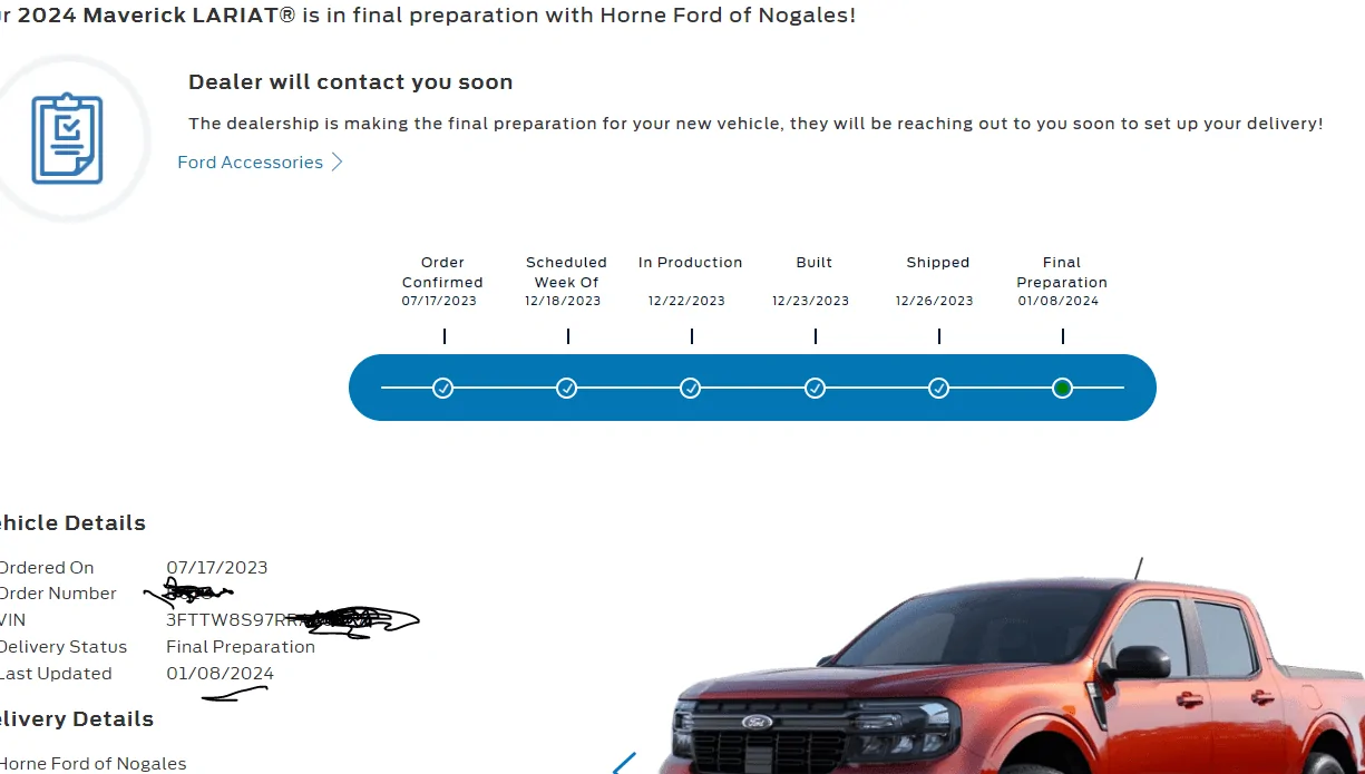 Ford Maverick Shipment Started!!! 1704752749051