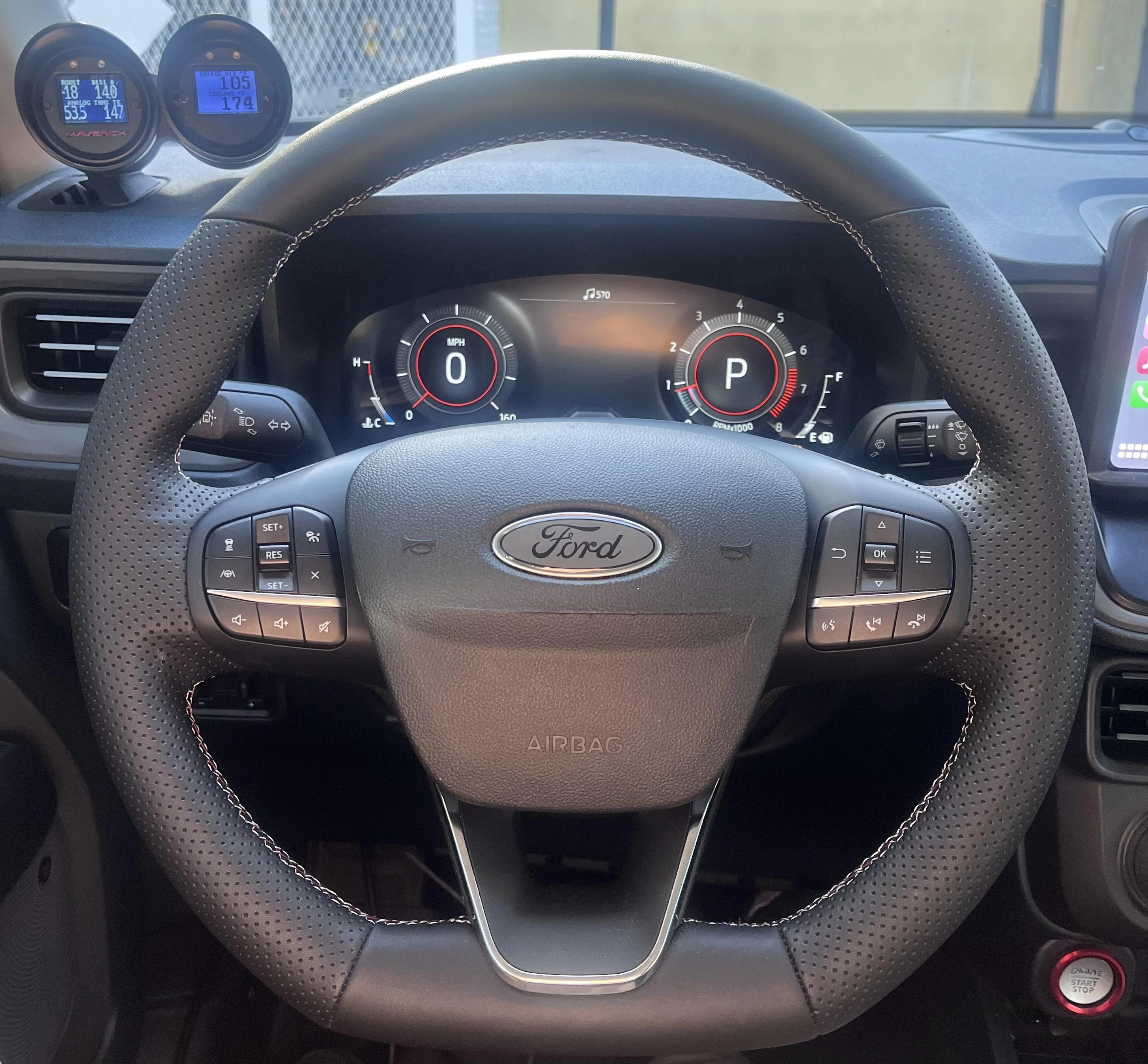Ford Maverick F-150 Shifter Installed in Maverick! 7457C9AF-0C90-49F7-BF0F-3584316F3A57