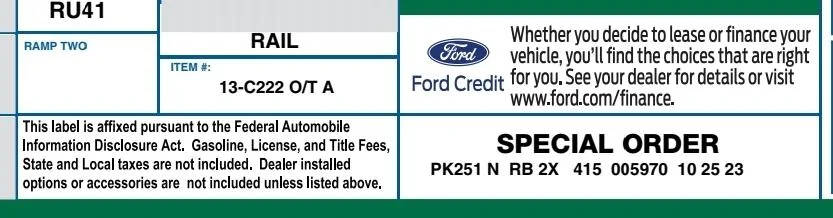Ford Maverick X-plan not listed on window sticker Screenshot_20240109_095230_Microsoft 365 (Office)