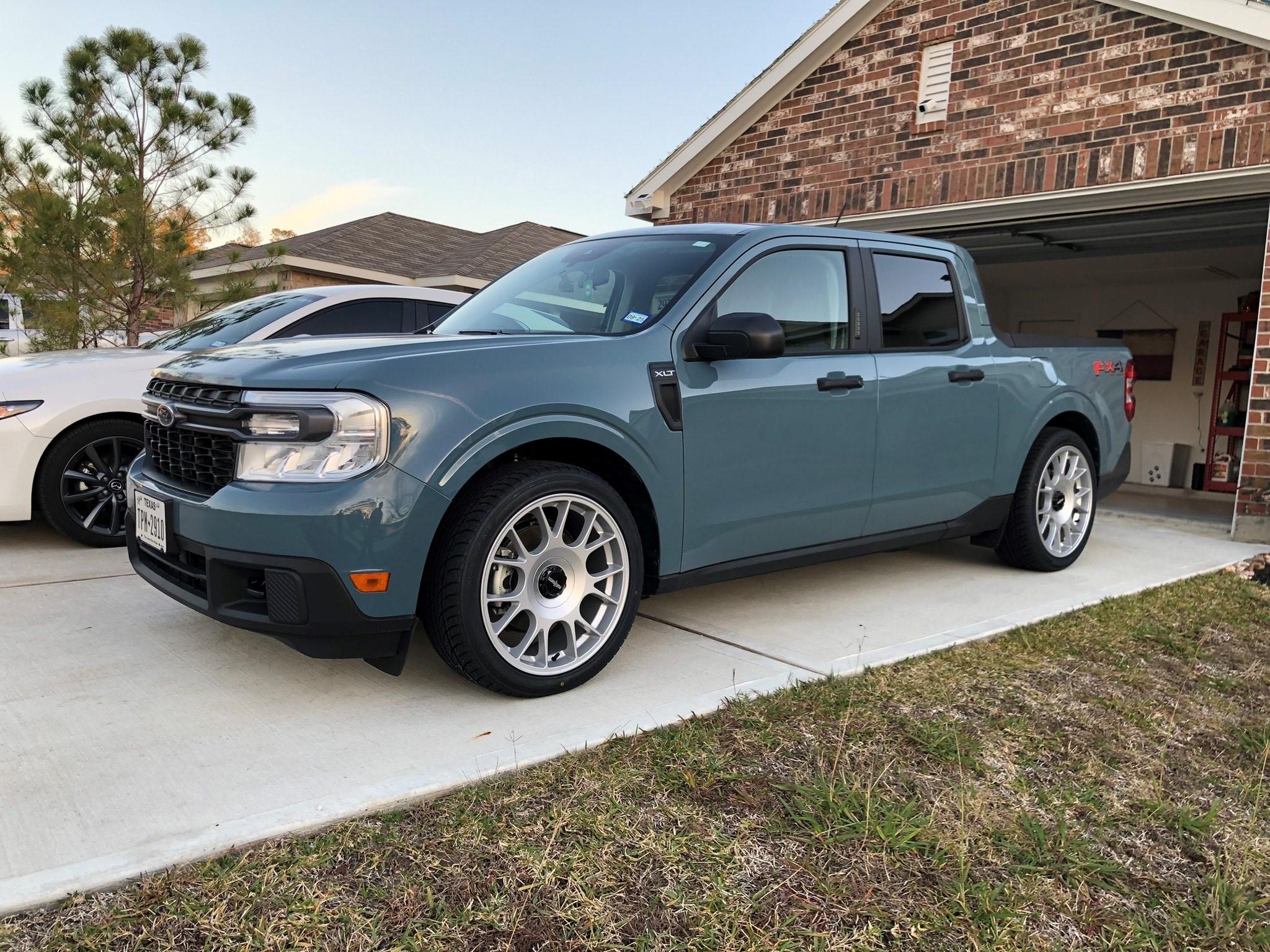 Ford Maverick supereddiee -  Area 51 Maverick XLT FX4 build (H&R lowering springs, 20" wheels) Maverick