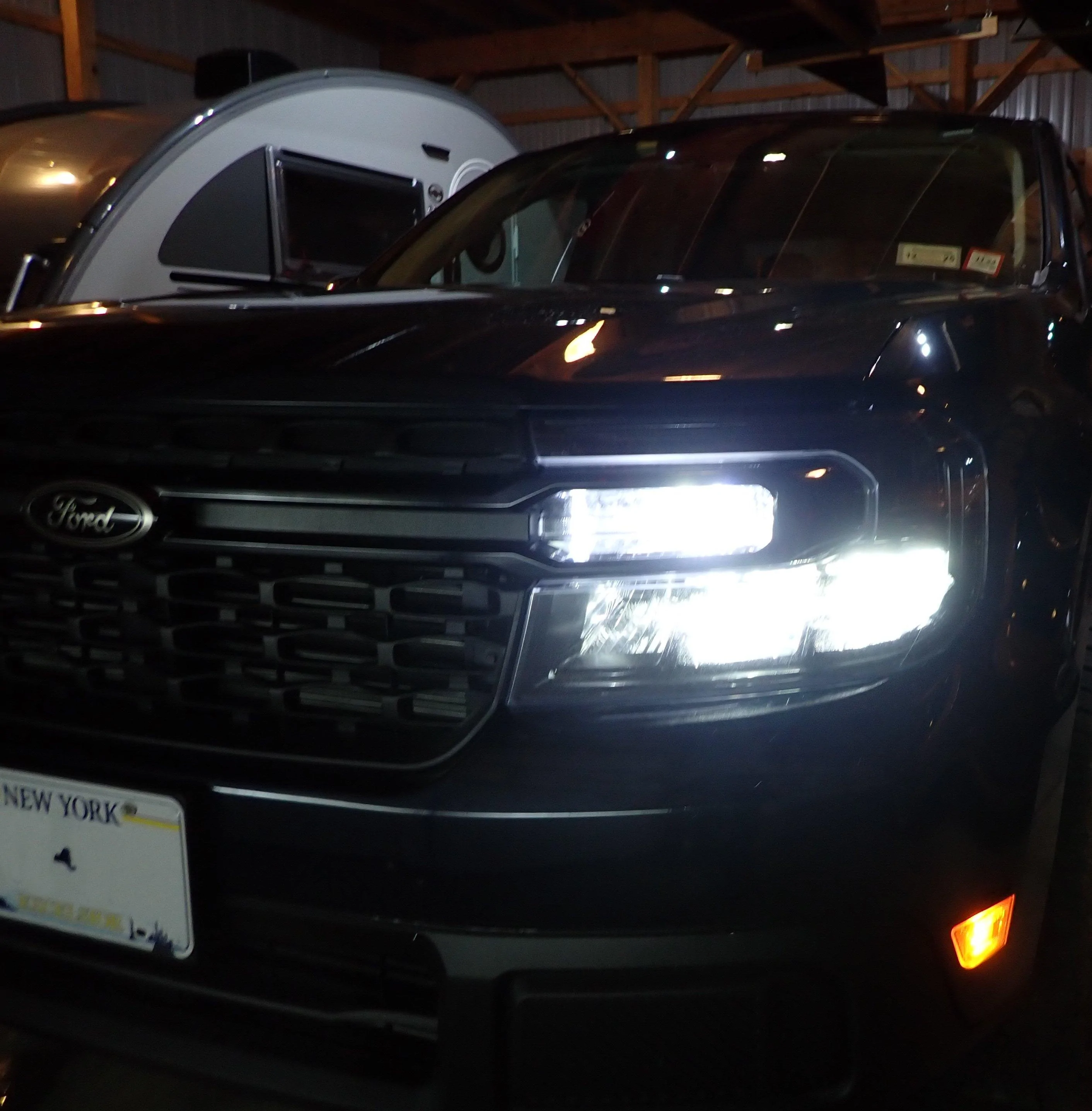 Ford Maverick Tremor or Lariat headlights - direct plug-and-play to XLT? turns whit
