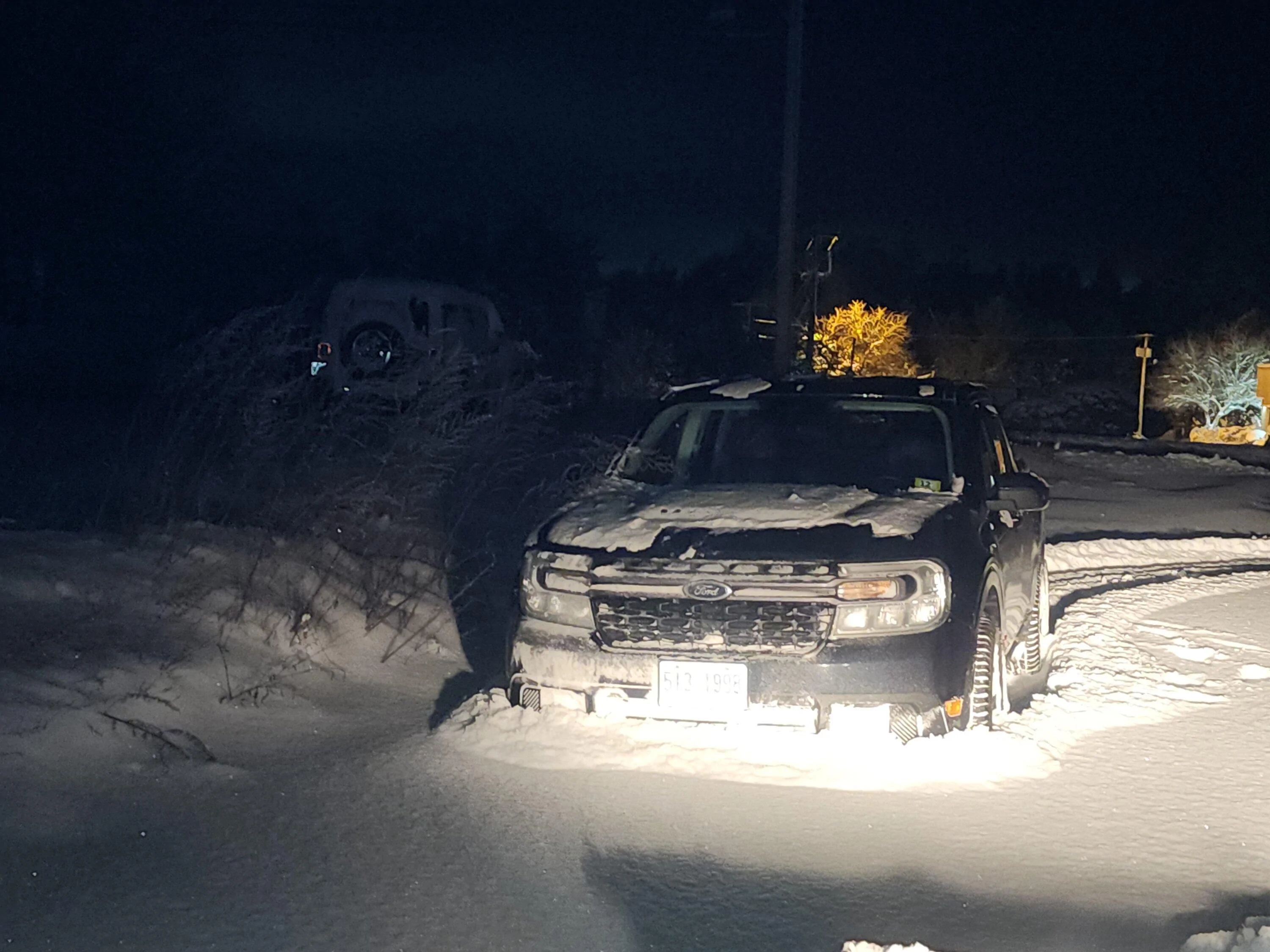 Ford Maverick First Time Snow Storm Performance Review (AWD Maverick in Wisconsin) 👍 20240108_060222