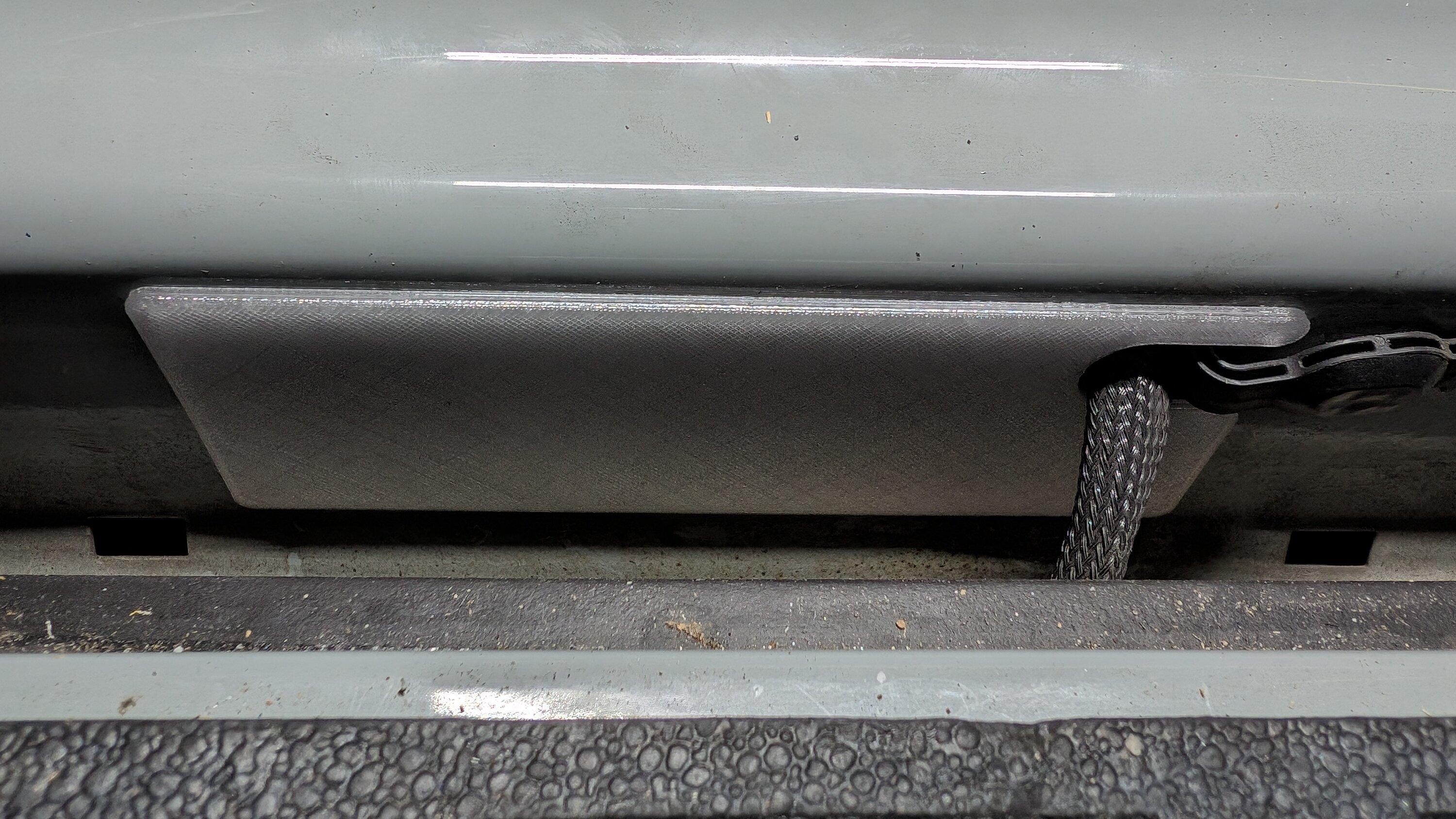 Ford Maverick Patching the holes at the bottom of my tailgate PXL_20240111_165126511