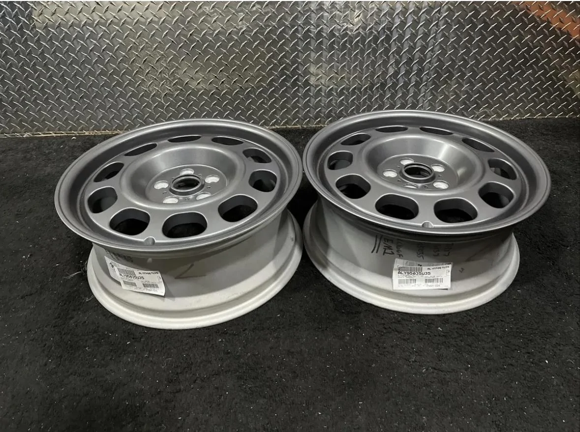 Ford Maverick **Price Decrease** Pair of Bronco Sport Optional Badlands Wheels “Steelies” Style for Sale IMG_0939