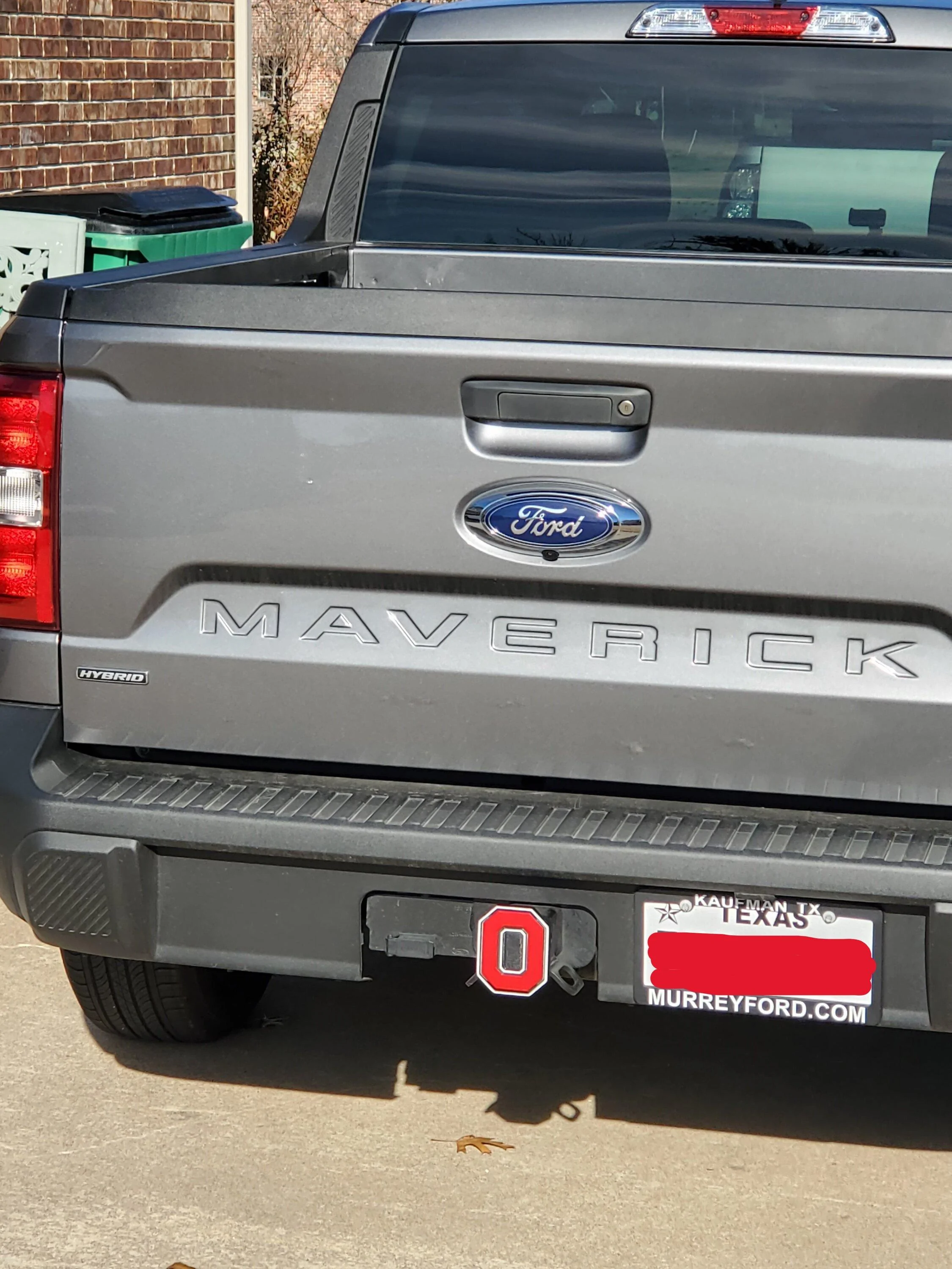 Ford Maverick 3d printed some custom accessories Hitch_Cover