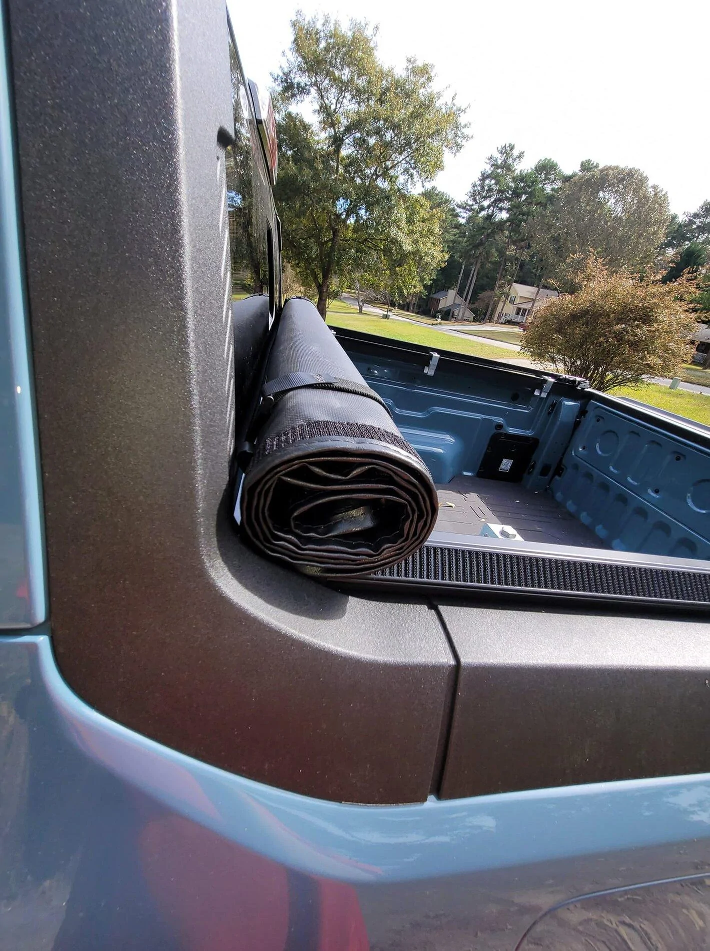 2022 Ford Maverick Truxedo Soft Rollup Tonneau Bed Cover installed on Maverick 1.jpg