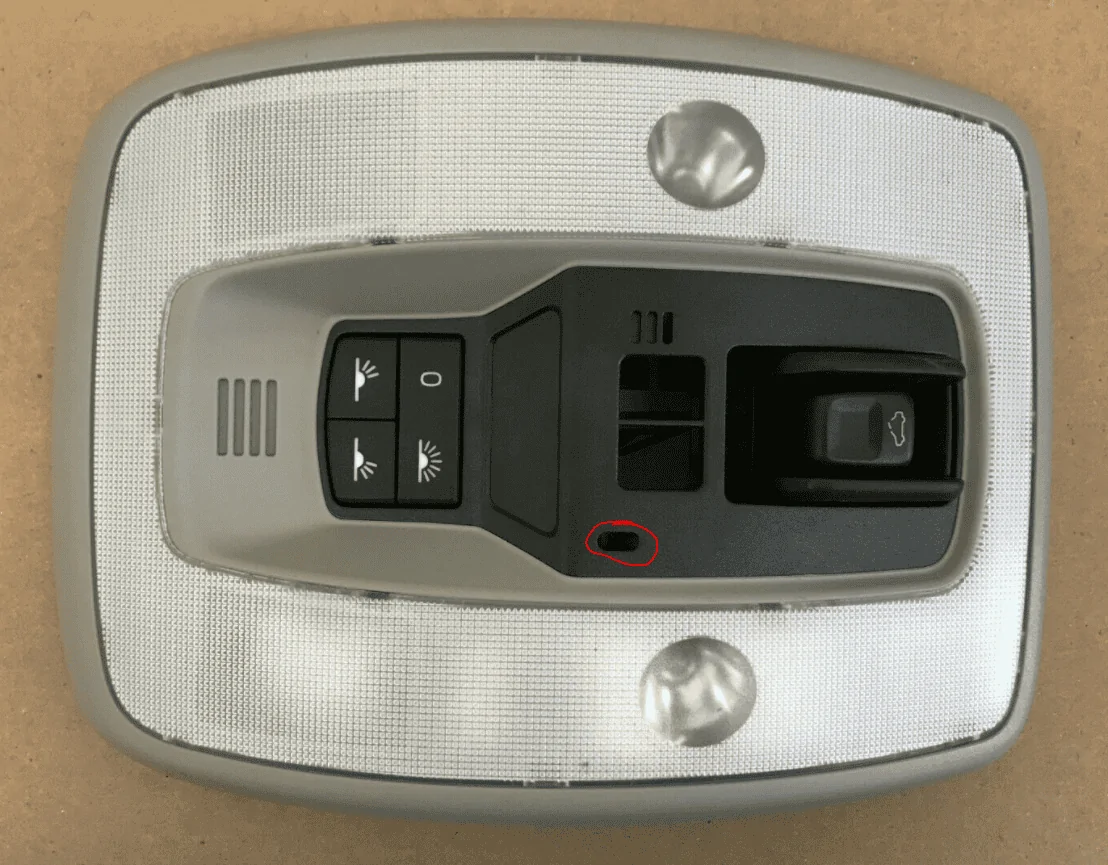 Ford Maverick Overhead Console ambient lighting? 1635185623556