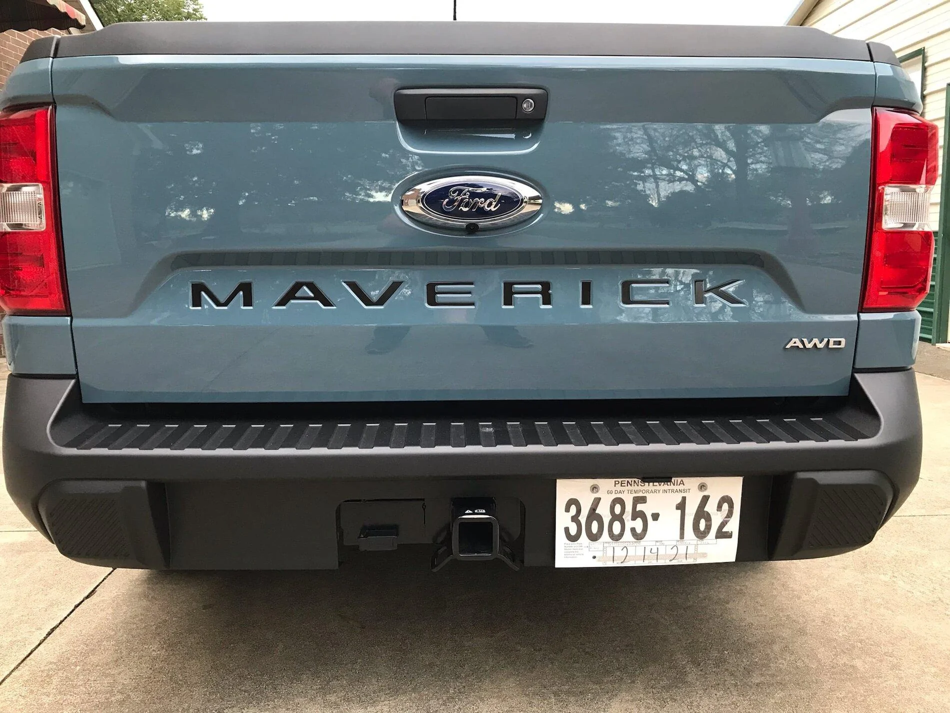 Black Reflective Tailgate Lettering 2022 Ford Maverick 1.jpg