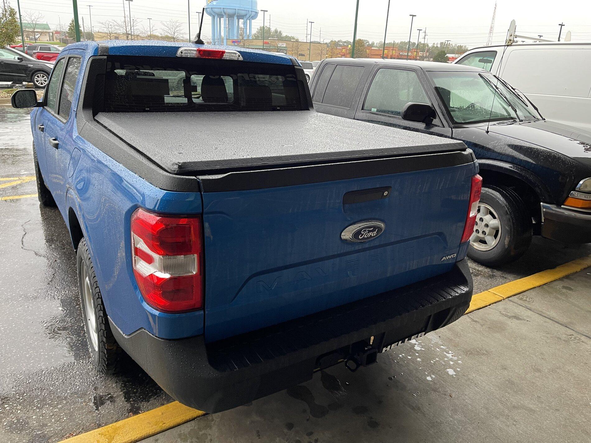 Ford Maverick Truxedo Soft Rollup Tonneau Bed Cover installed on Maverick 741B1A5F-B678-467F-83A0-34F54F532983