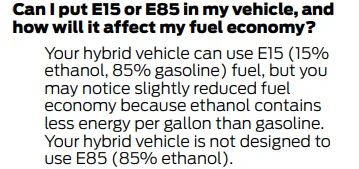 Ford Maverick Top Tier vs Ethanol free gas? 1635258203573