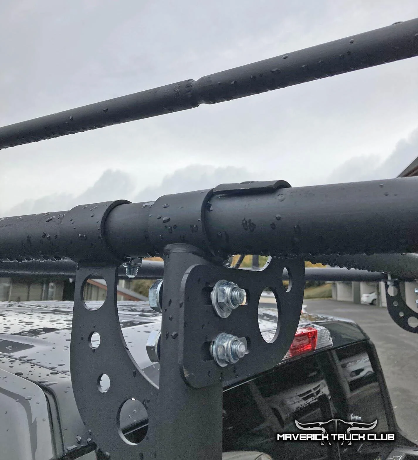 Ford Maverick 🪜 Custom Ladder Rack installed on 2022 Maverick [1k lbs capacity] 2022 Ford Maverick ladder rack custom build rig 3