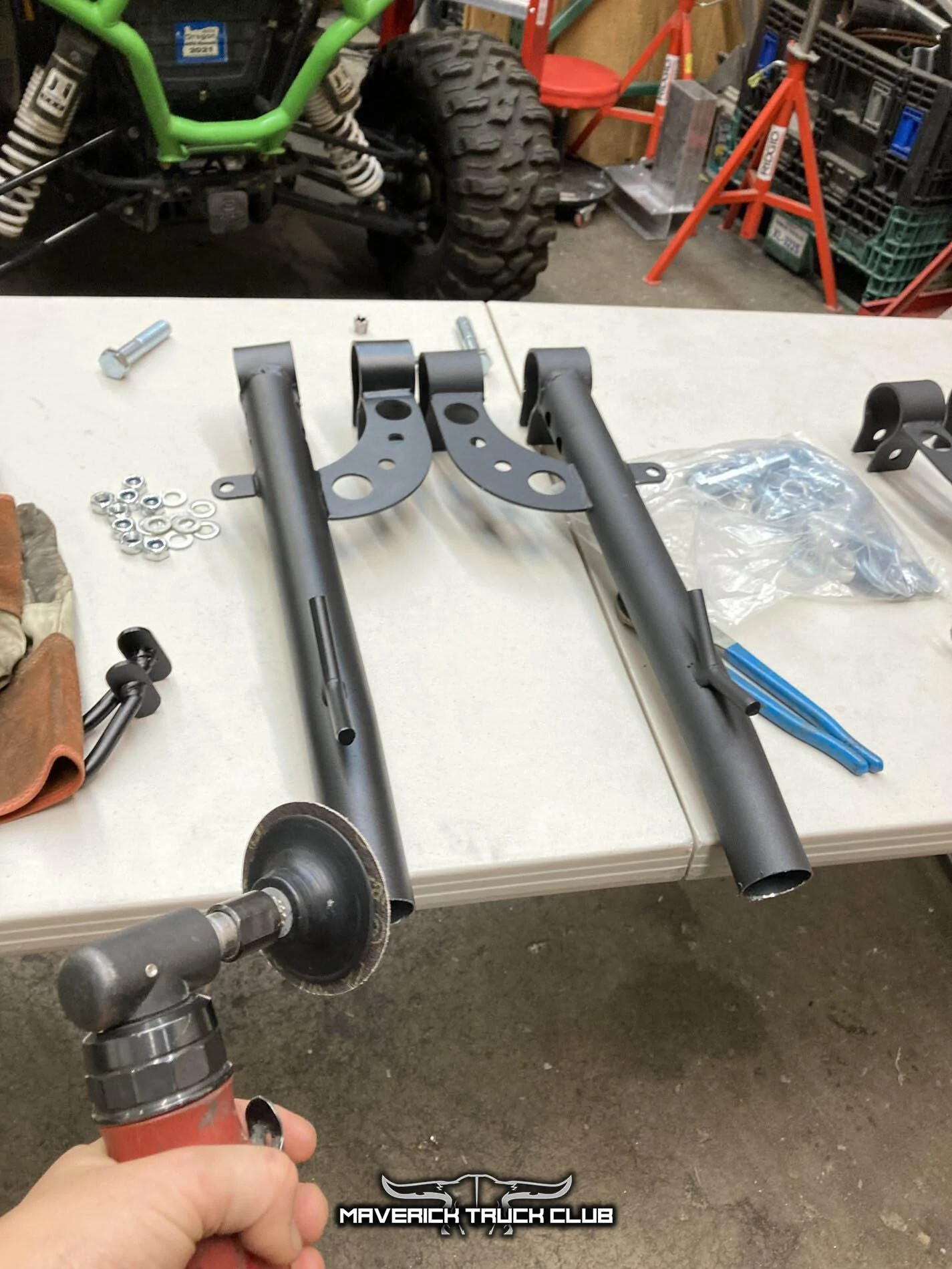Ford Maverick 🪜 Custom Ladder Rack installed on 2022 Maverick [1k lbs capacity] 2022 Ford Maverick ladder rack custom build rig 1