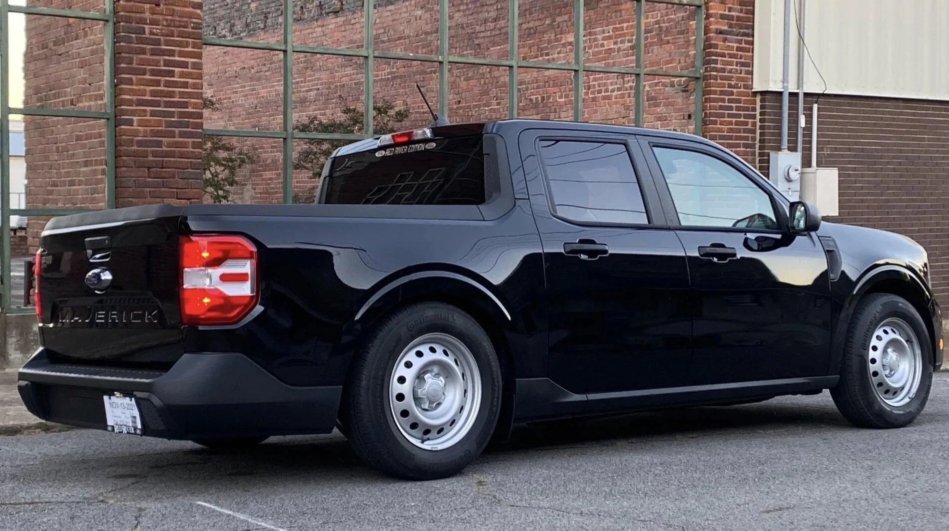 Lowered 2022 Ford Maverick slammed lowering suspension shocks springs 5.jpg