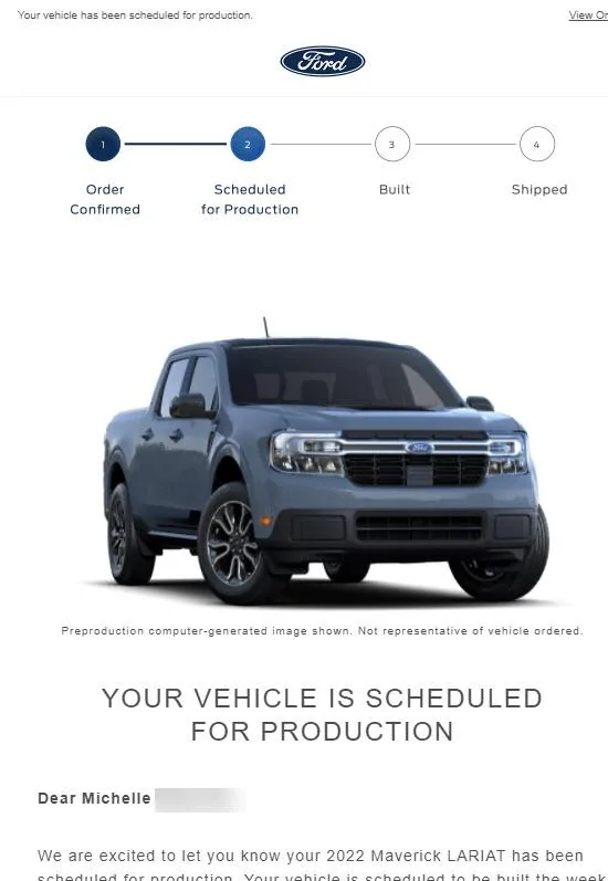 Ford Maverick 📣10/28 Scheduling Email Received Group [Emails coming in a day late!] 2021-10-29_6-04-43
