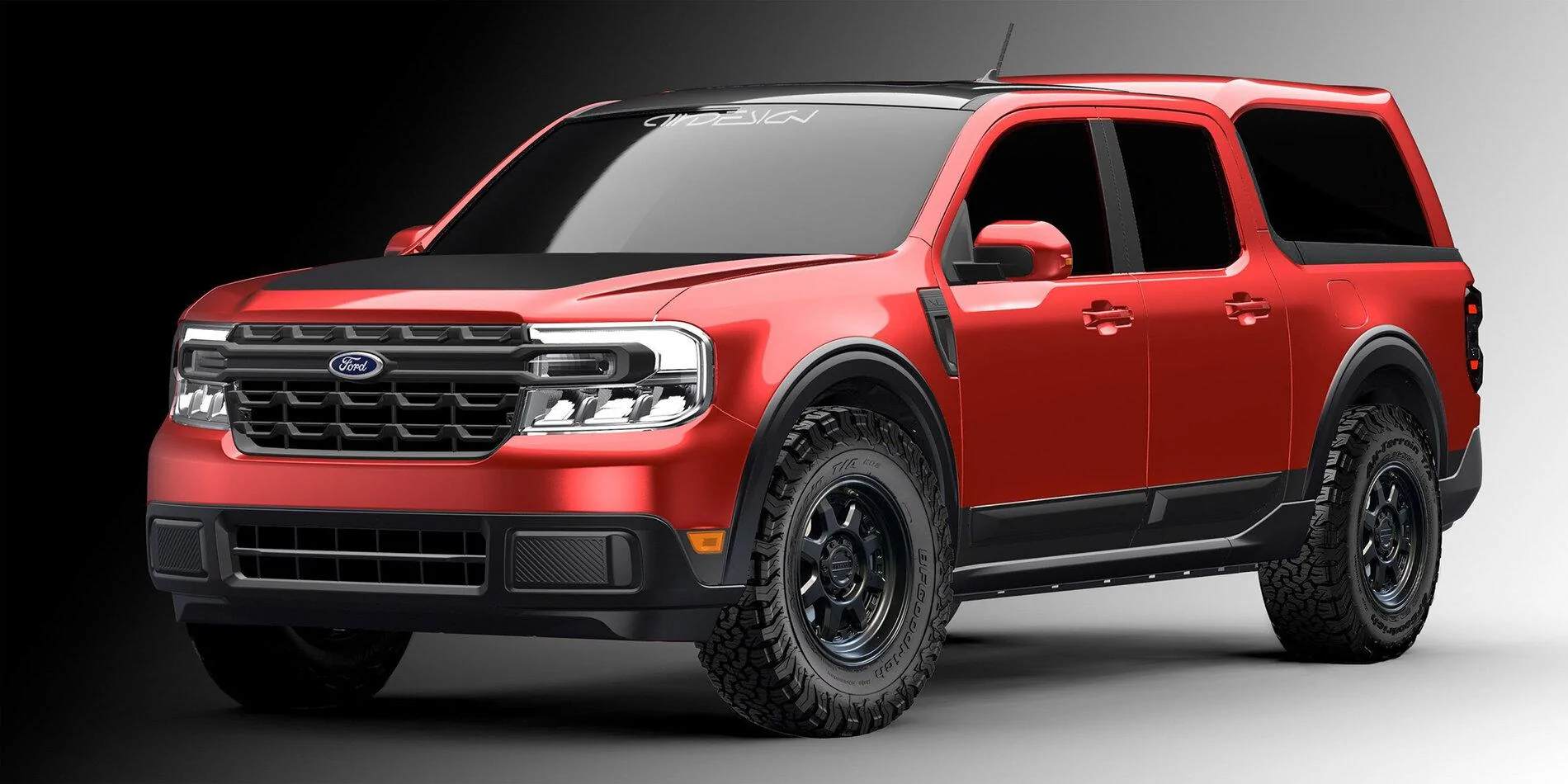 Ford Maverick 2021 SEMA Custom Maverick Builds by Air Design, Tucci, D.R.A.G.G. Maverick by Air Design