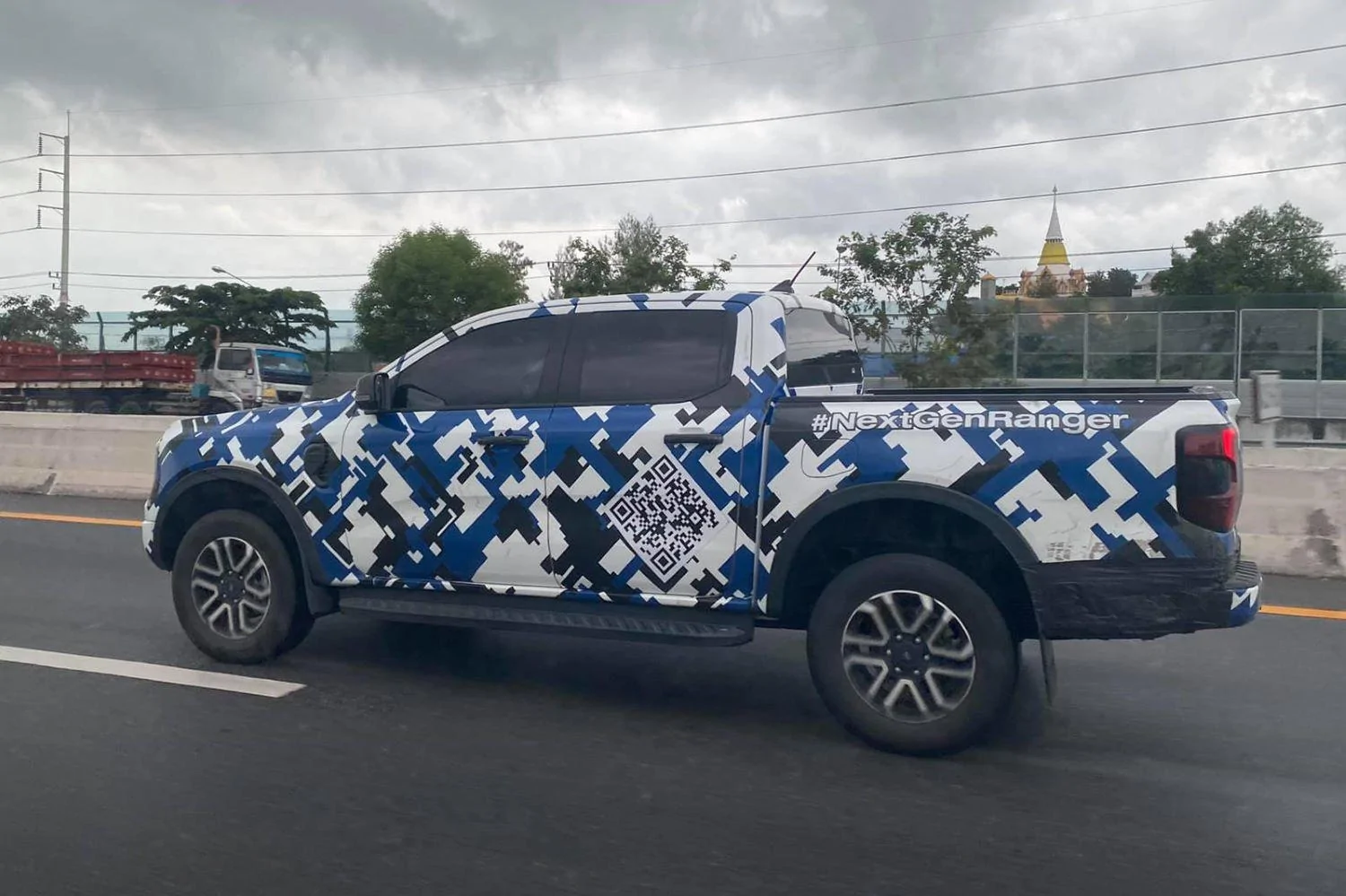 Ford Maverick Spotted maverick with camo 2023-Ford-Ranger-Prototypes-in-Thailand-Exterior-005-Sid