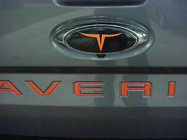 Ford Maverick Smoke Plasti Dip for Emblems DSC04904