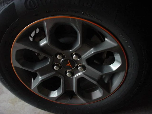 Ford Maverick Smoke Plasti Dip for Emblems DSC04905