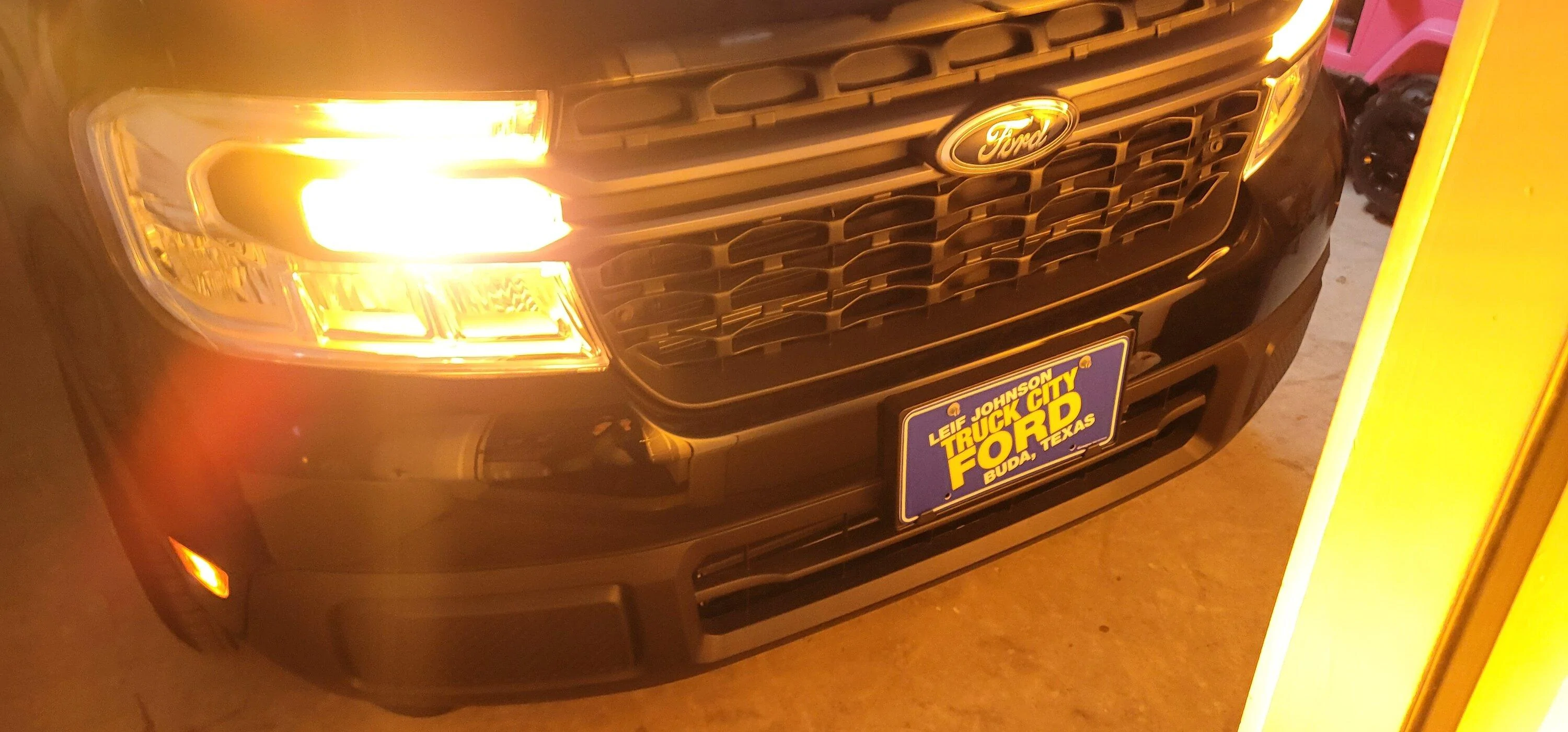 Ford Maverick Can someone explain the DRL lighting for 2024 XLT? 20240114_143340