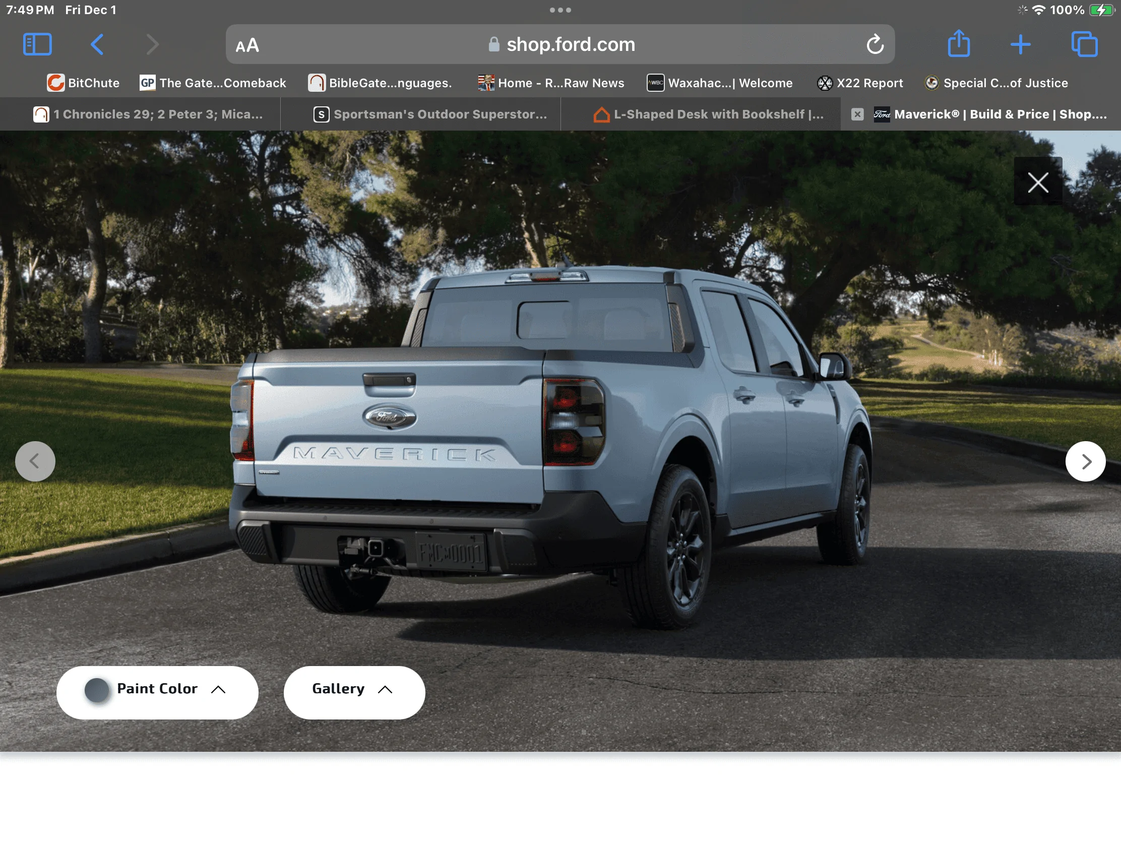 Ford Maverick AZURE GRAY Maverick Photos Thread 1705356373228