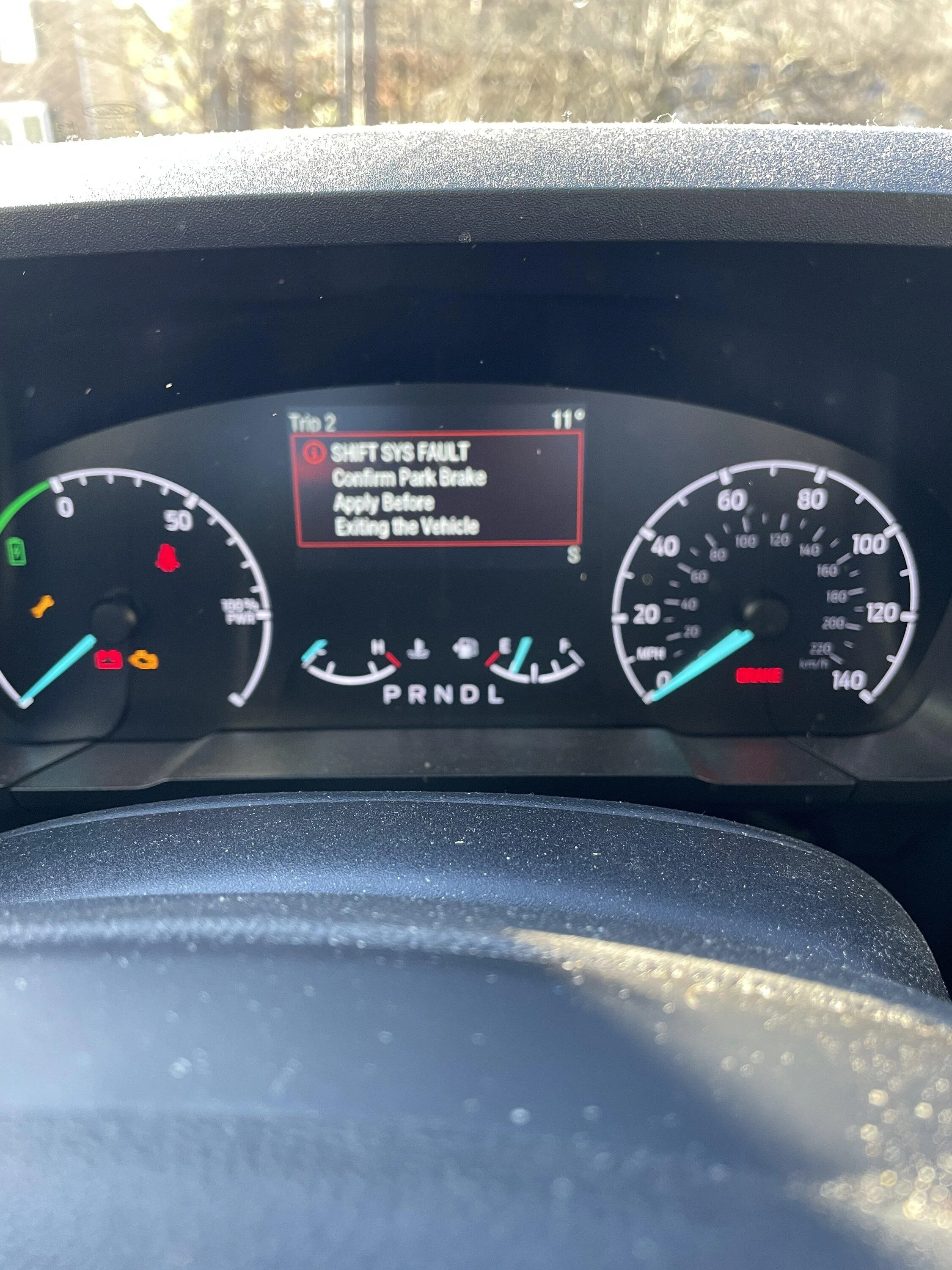 Ford Maverick Error Message - SHIFT SYS FAULT IMG_4194