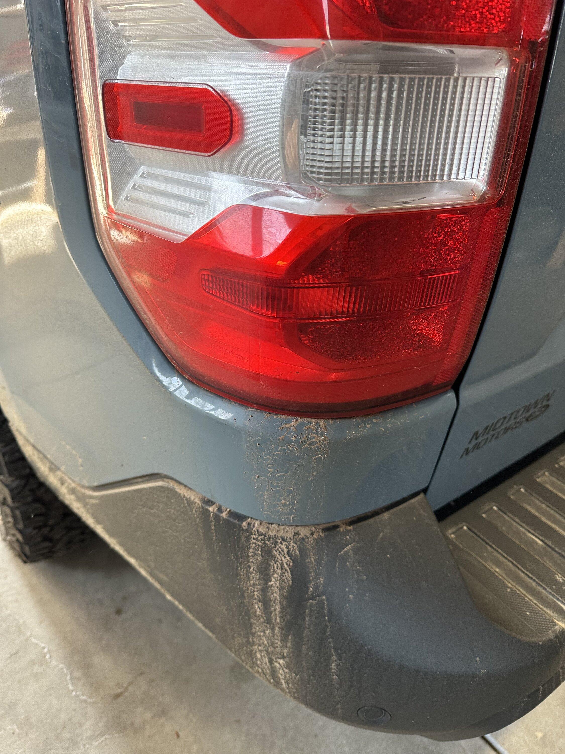 Ford Maverick Mud / salt / debris trap IMG_3707