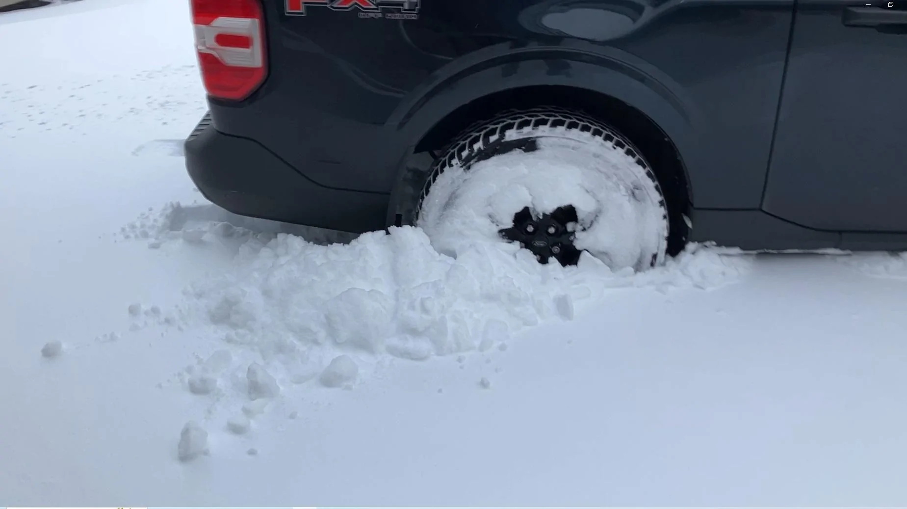 Ford Maverick Mavericks In/Under Snow - Post Your Pics! Truck Stuck 2