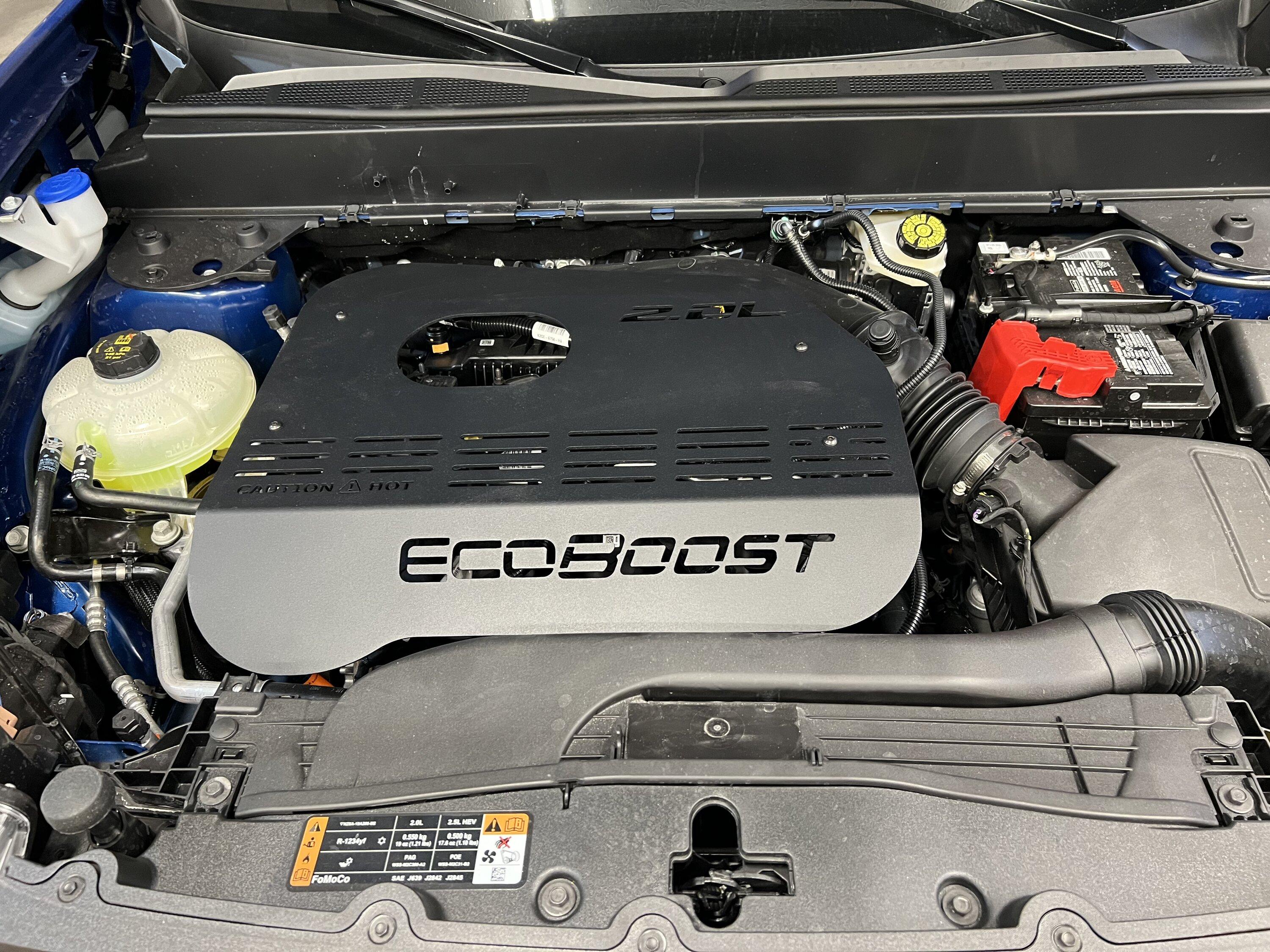 Ford Maverick JCR Aluminum 2.0 ECO Boost Cover installed Engine Cover 2