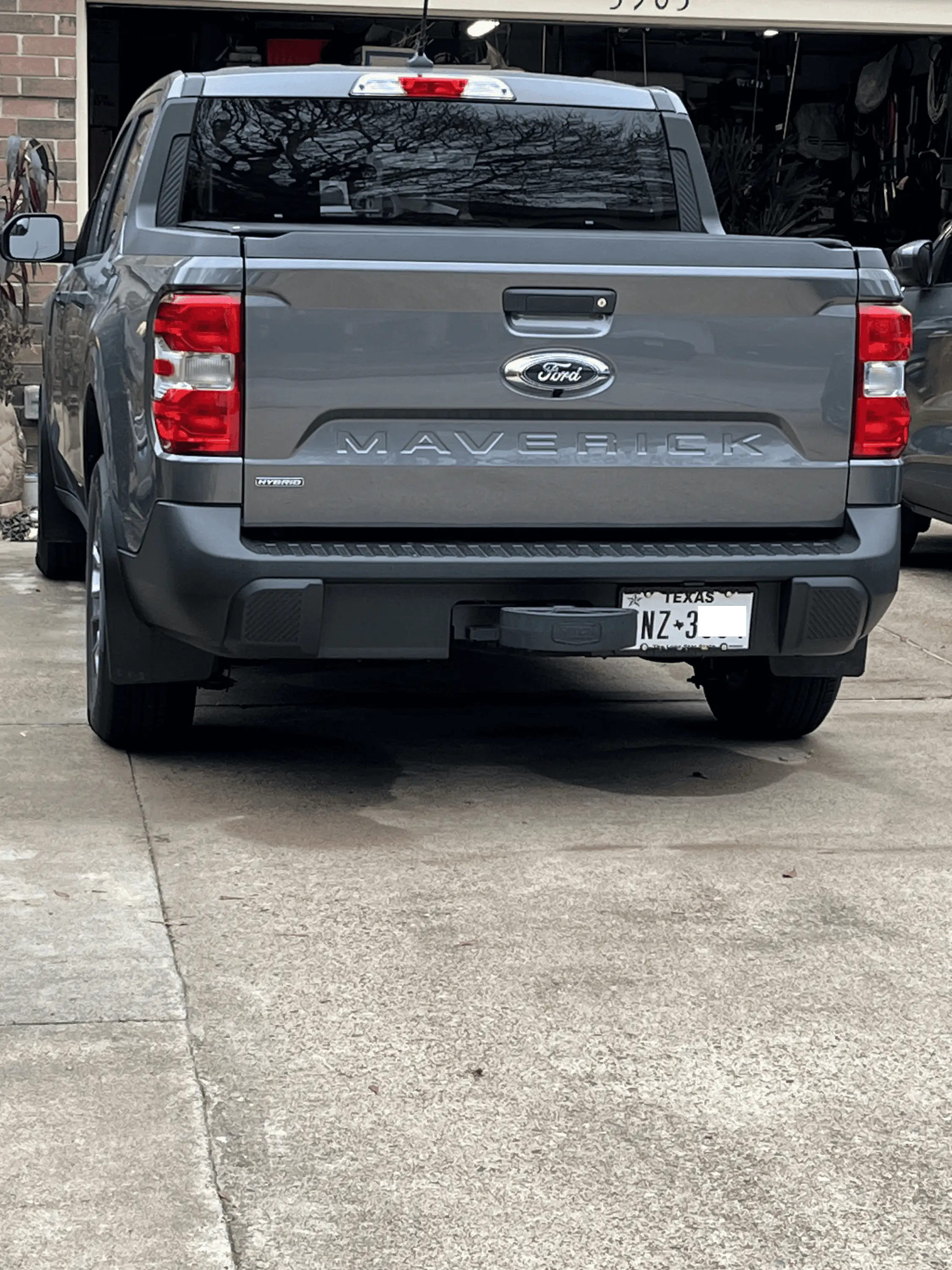 Ford Maverick Got rear ended this morning - hitch step saved my Mav Hitch Hammer -1