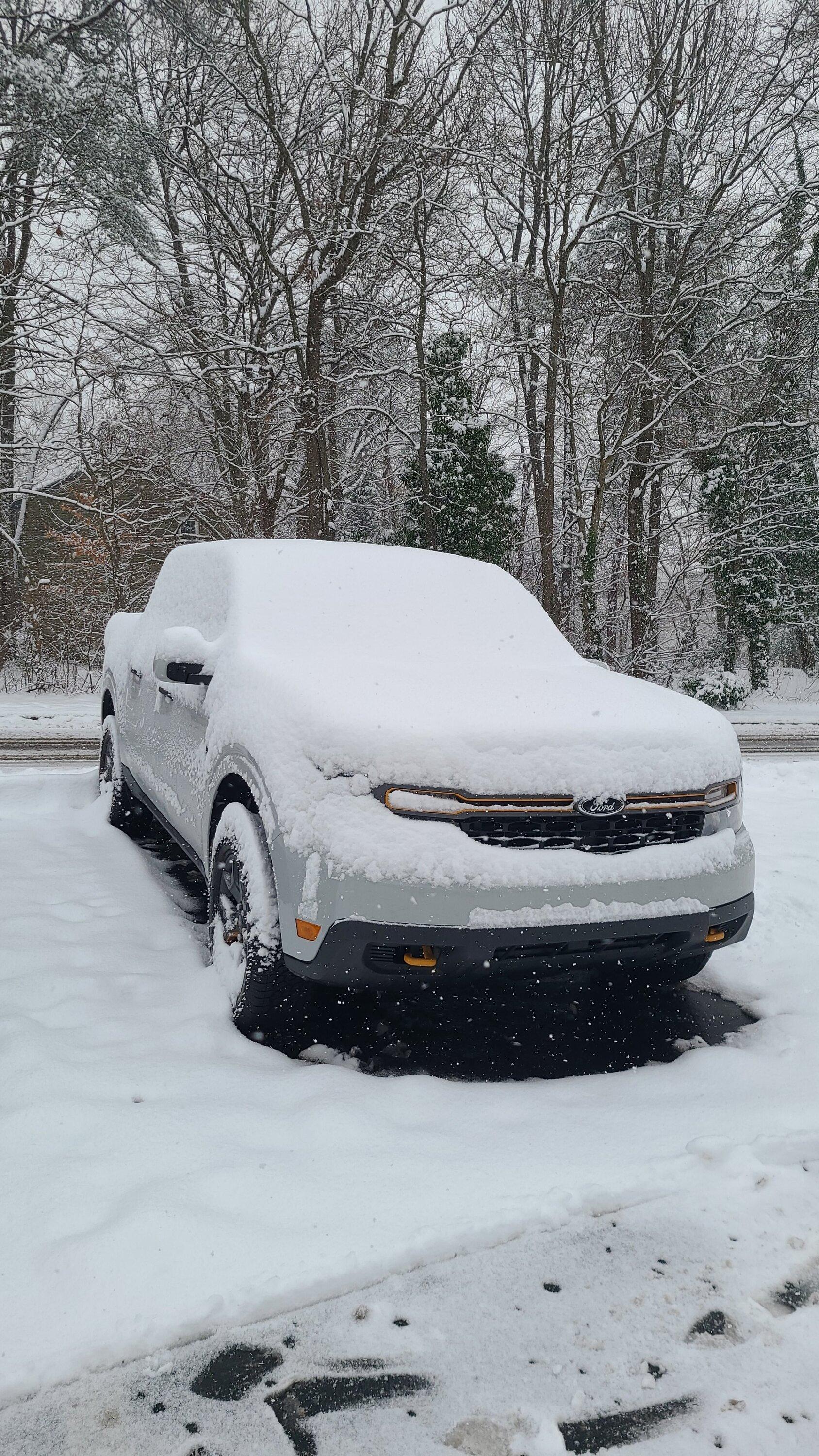 Ford Maverick Mavericks In/Under Snow - Post Your Pics! Snapchat-912031575