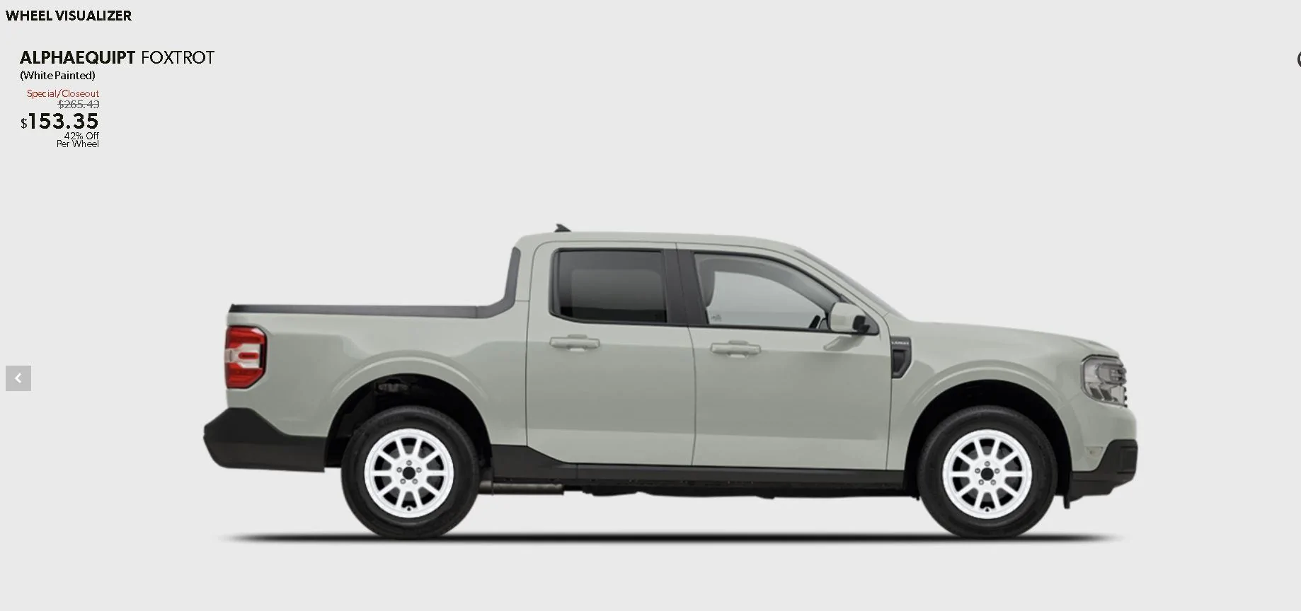 Ford Maverick White Powder Coat Steelies Capture33