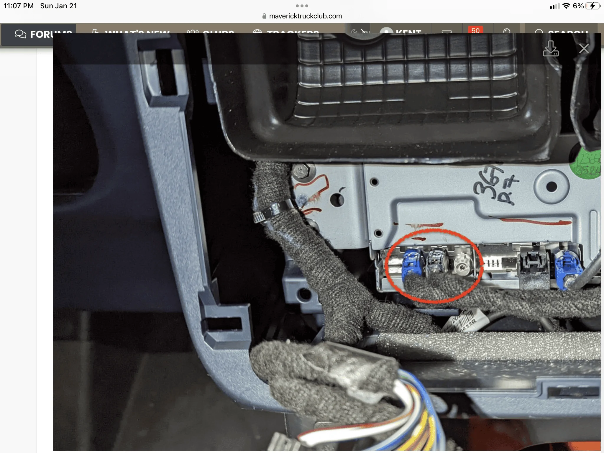 Ford Maverick Bought the Vais SiriusXM internal kit; anybody else installed one of these? IMG_0658