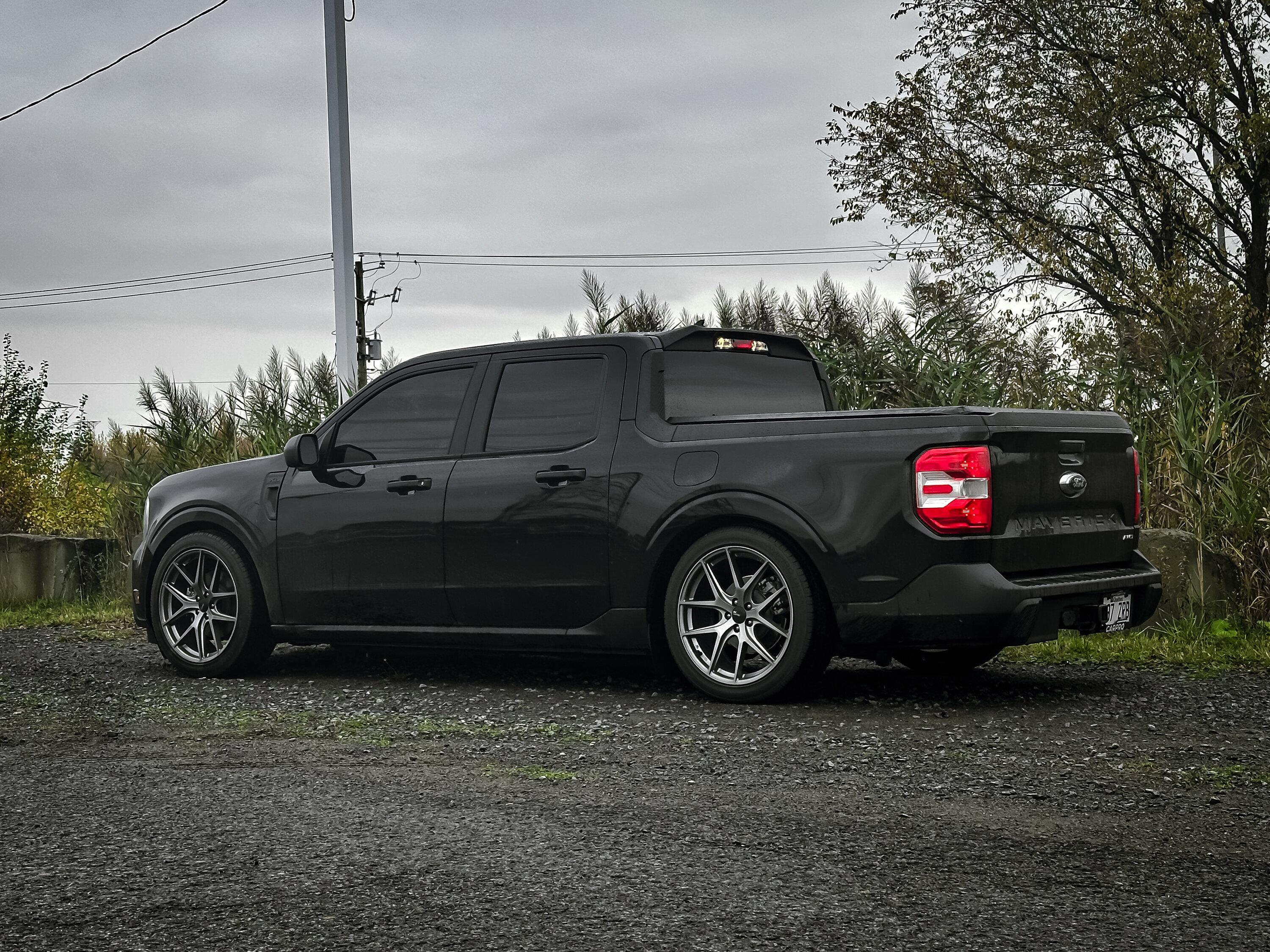 Ford Maverick Lowered 2023 Maverick on coilovers + 20" wheels / tires IMG_5589
