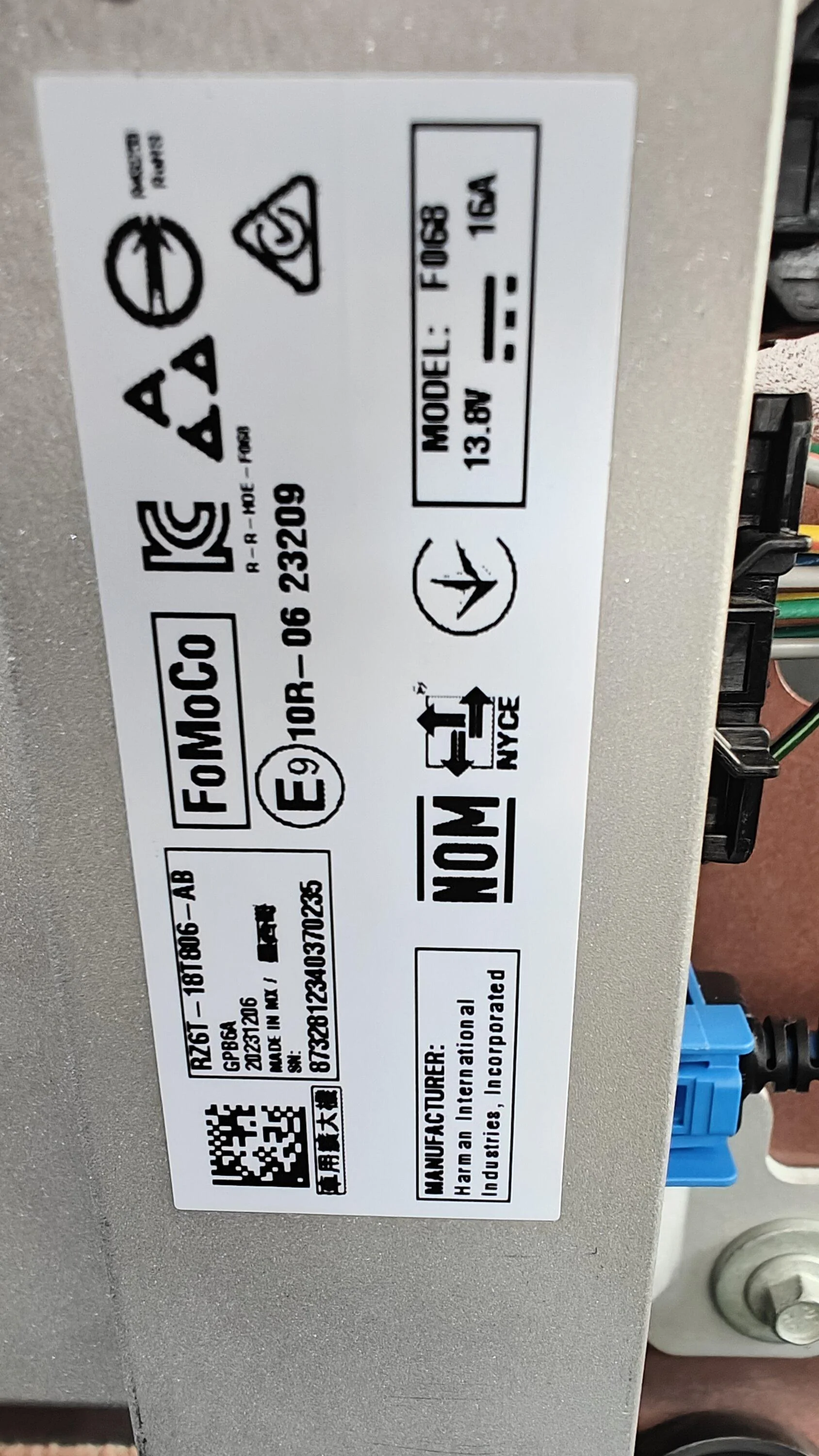 Ford Maverick Simple B&O upgrade and sub solution. IMG20240123142132