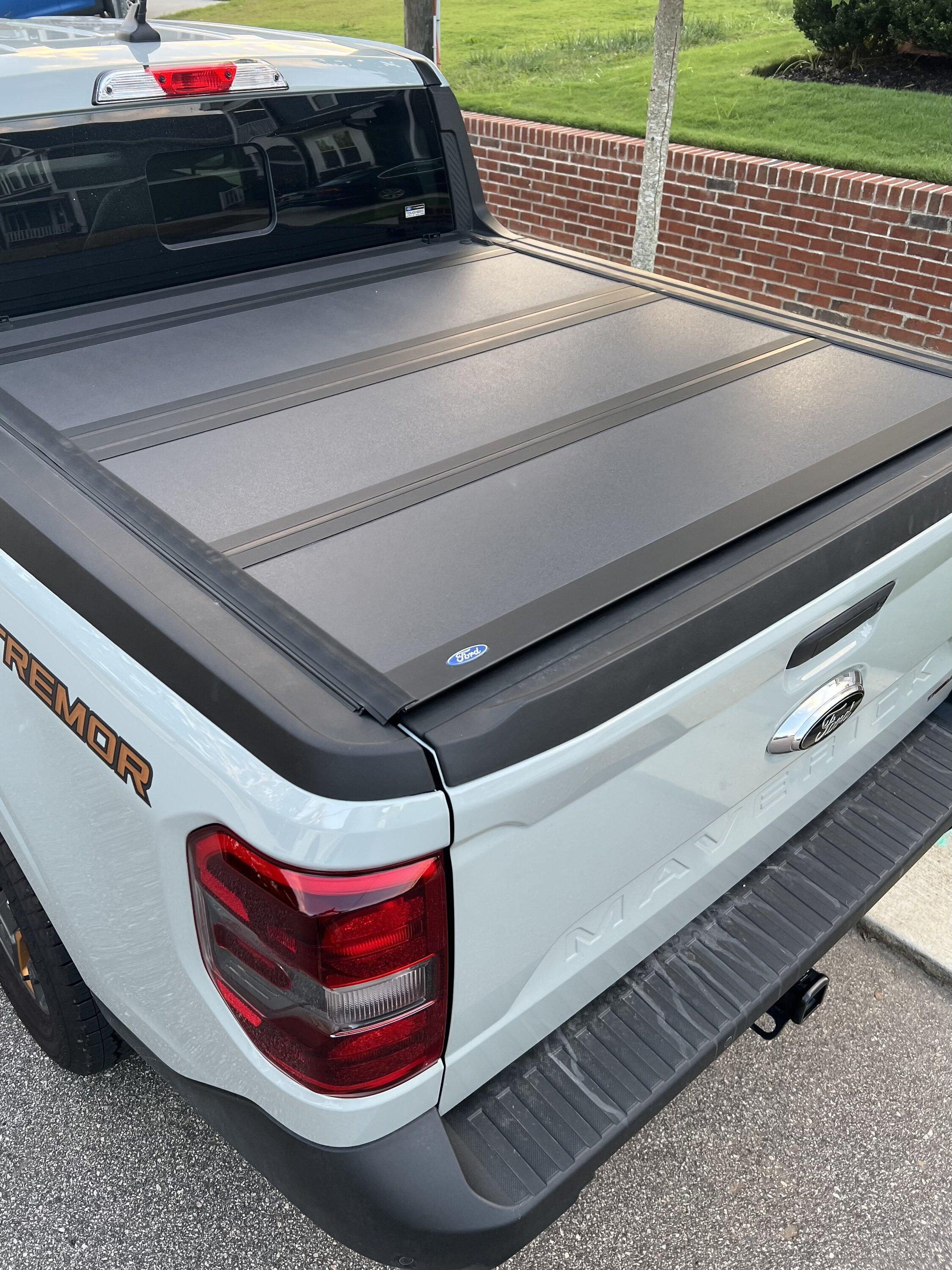 Ford Maverick OEM Ford Hard Tri-Fold Bed Cover 131069BC-49C9-43F8-8FA2-5BA54AEDDEF9